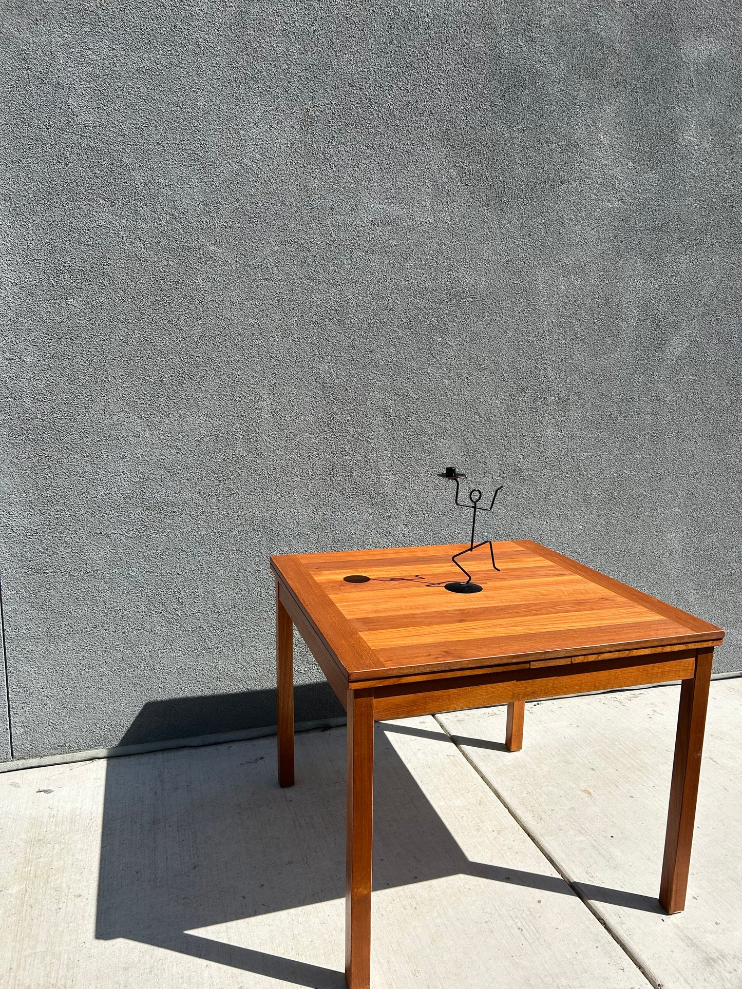 MCM Danish Teak Extendable Dining Table