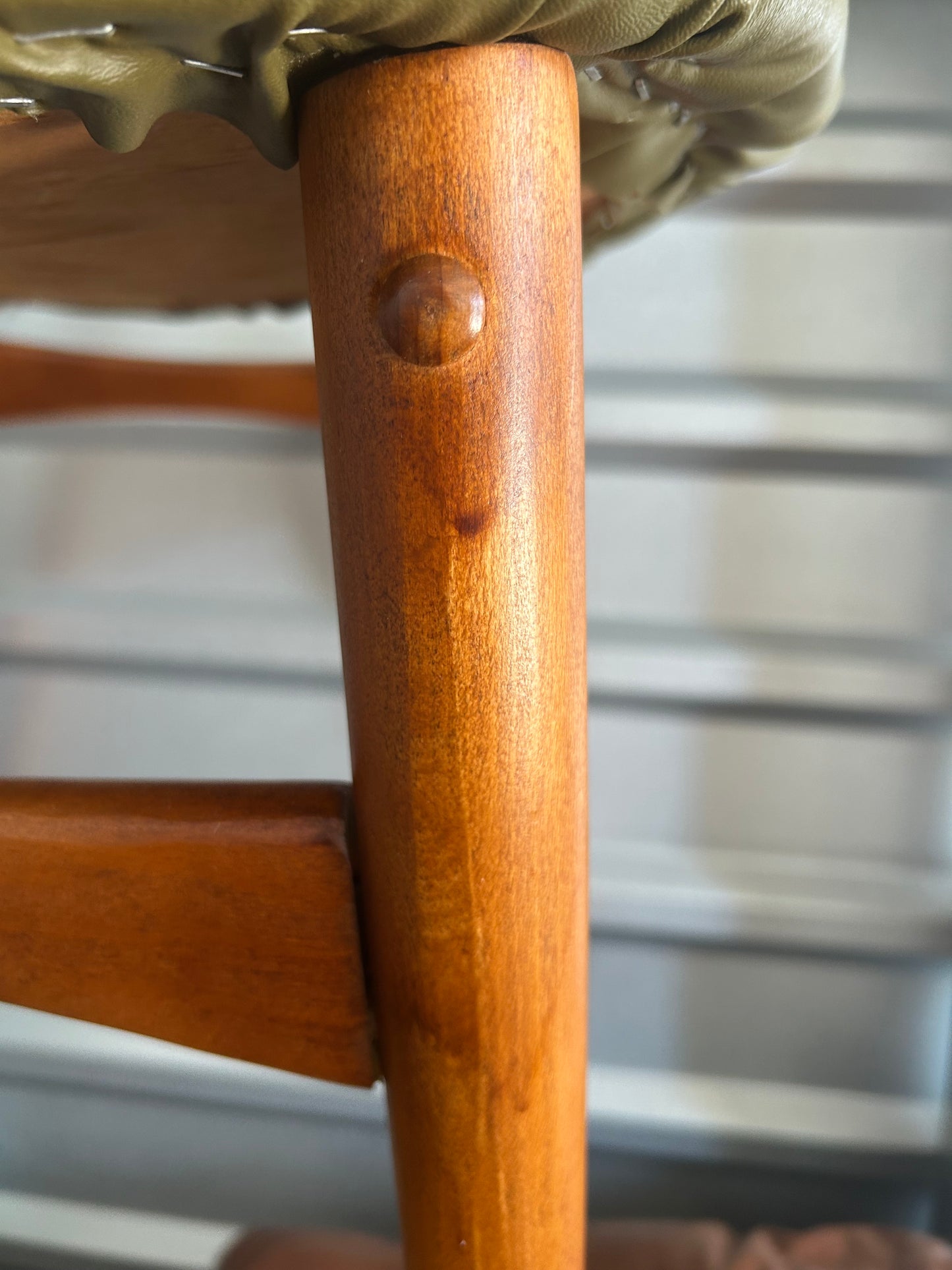 Vintage Mid Century Modern Sculptural Teak Wood Dining Chairs - Set of 4