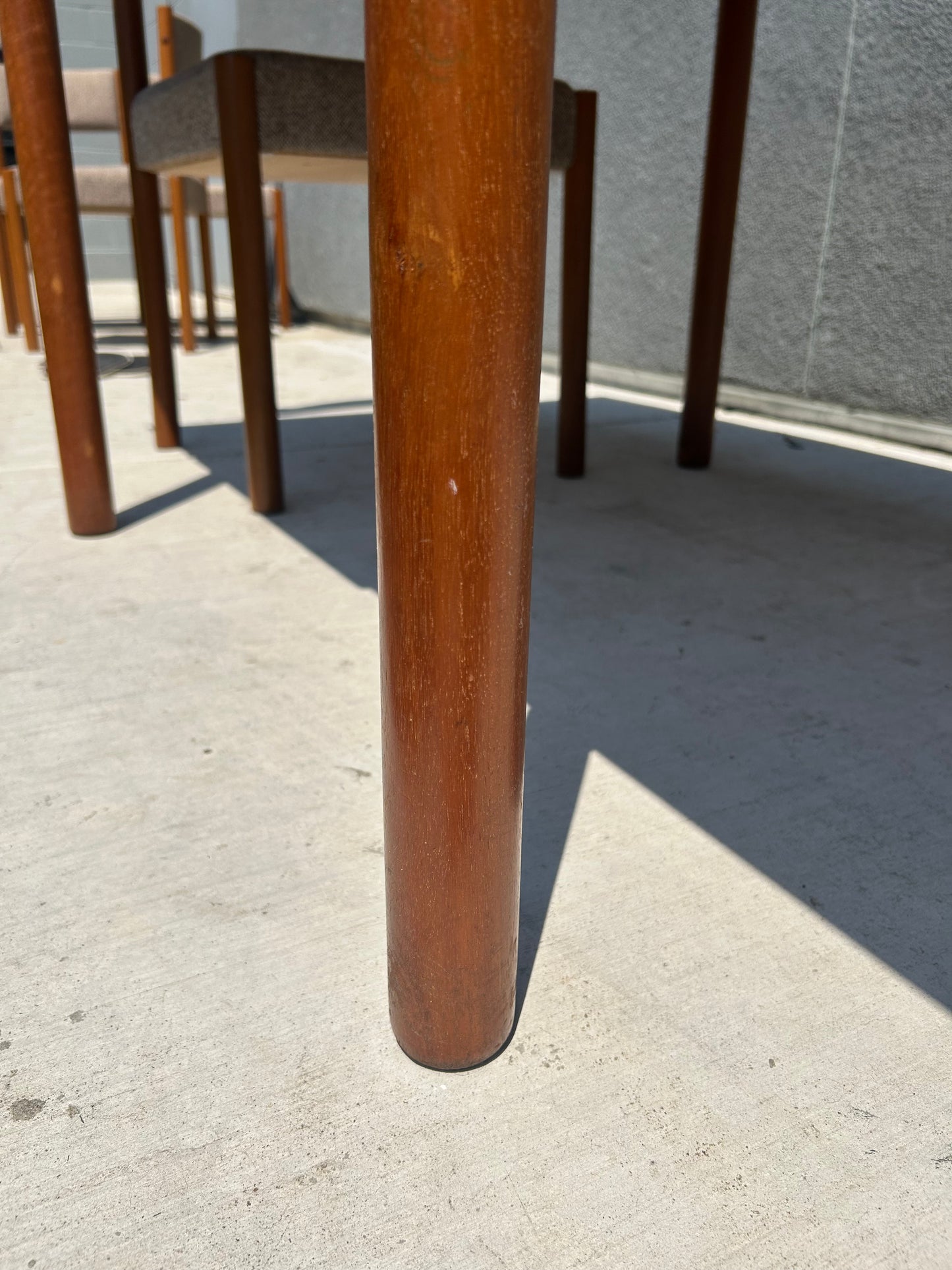 Teak Extendable Danish Style Dining Table, Circa 1980s
