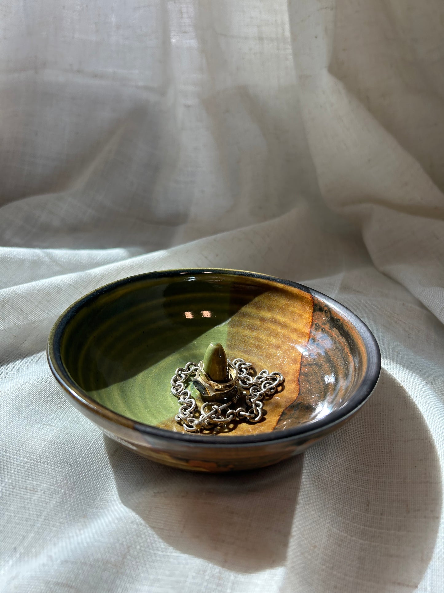 Handmade Ceramic Ring Jewelry Dish
