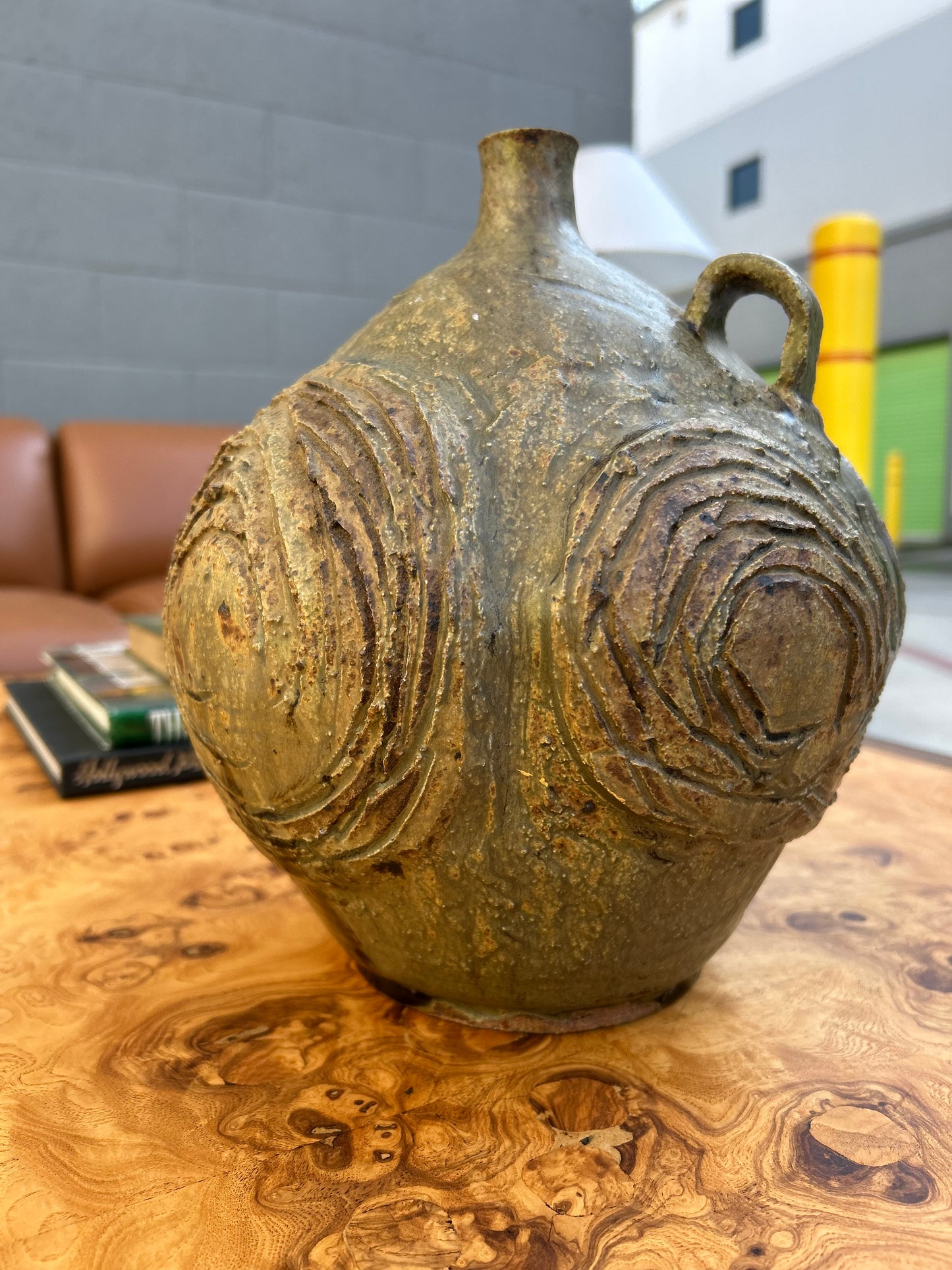 Handmade Vintage Jug Vessel, Signed by Artist