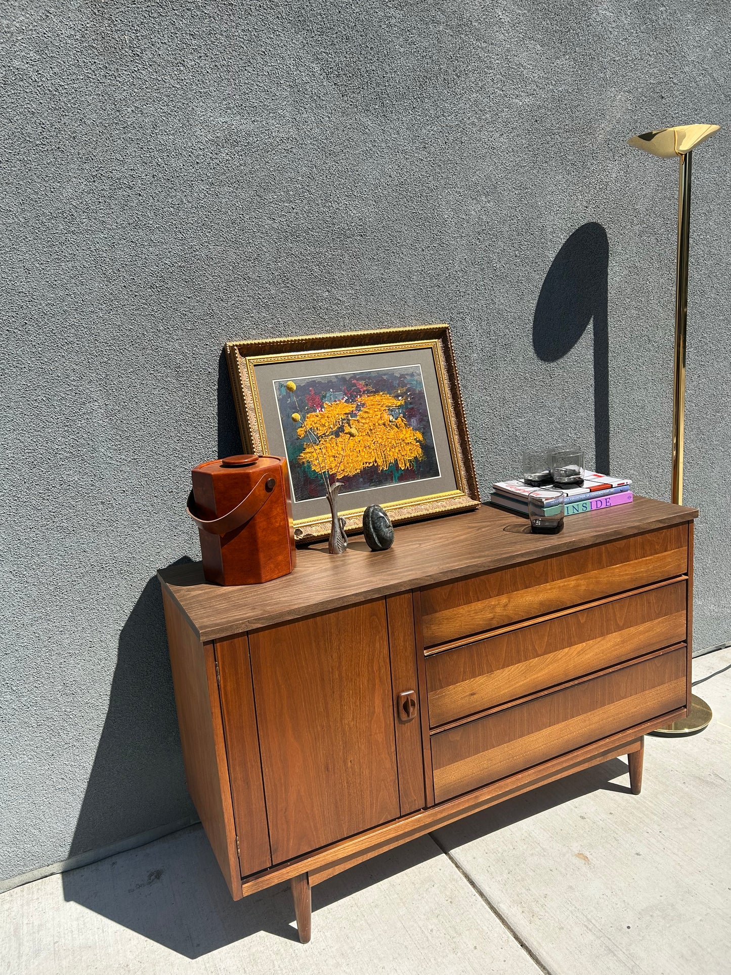 Danish Style Mid Century American Credenza Sideboard, Circa 1960s