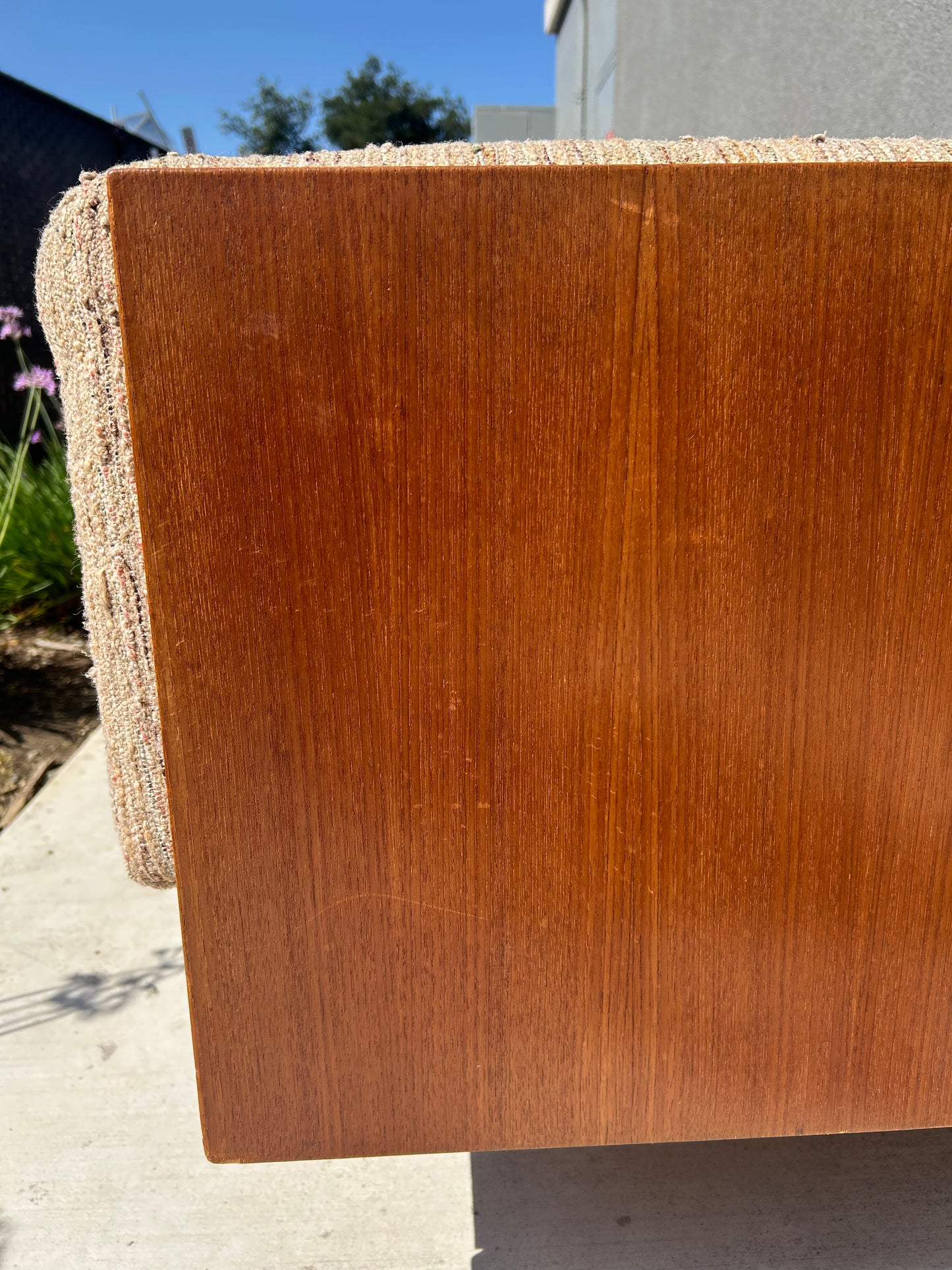 Rare Danish Teak Cased 3 Seater Sofa by Komfort, Circa 1960s