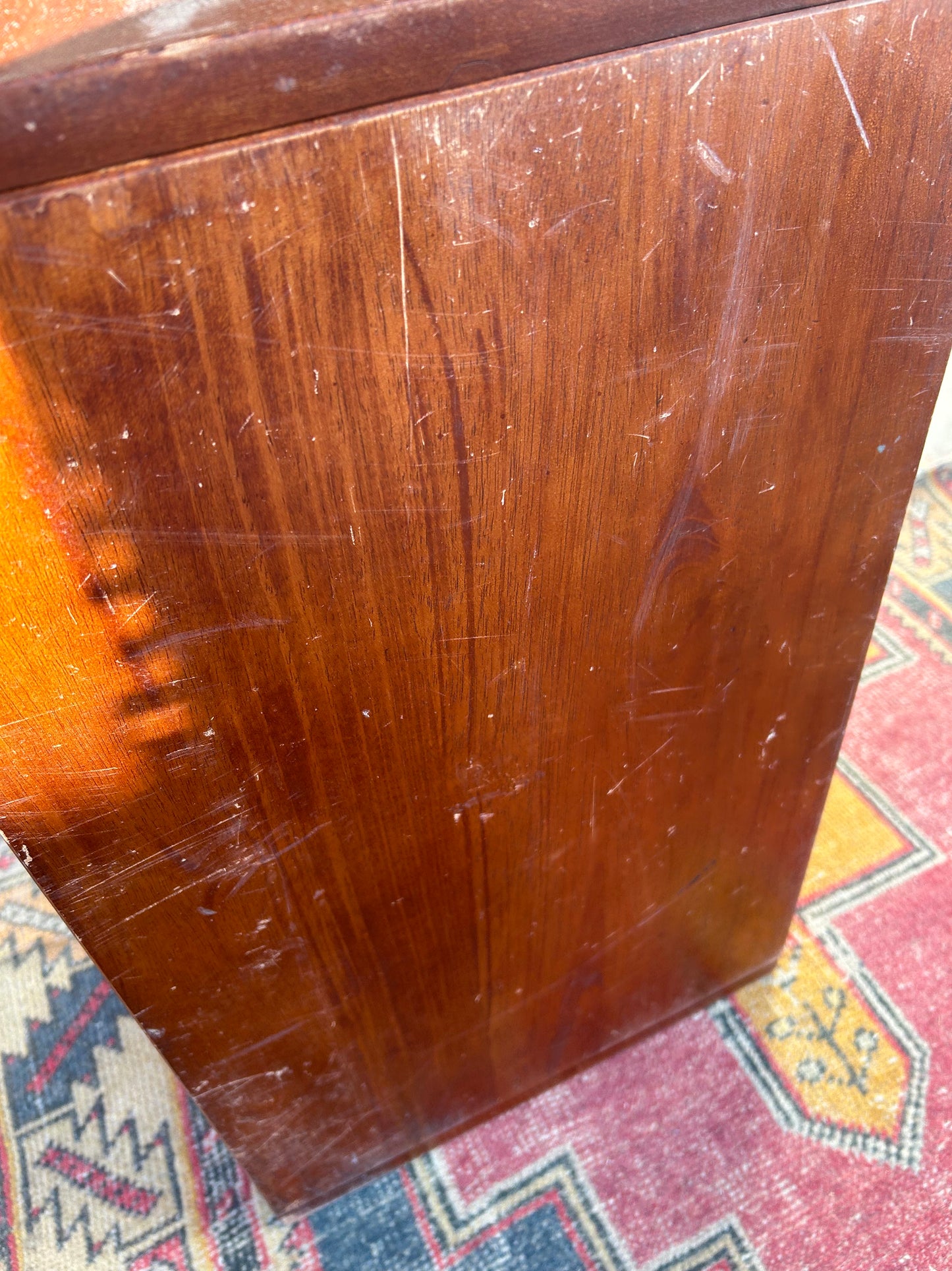 Set of 2 Modular Solid Wood Vintage Puzzle Shelves