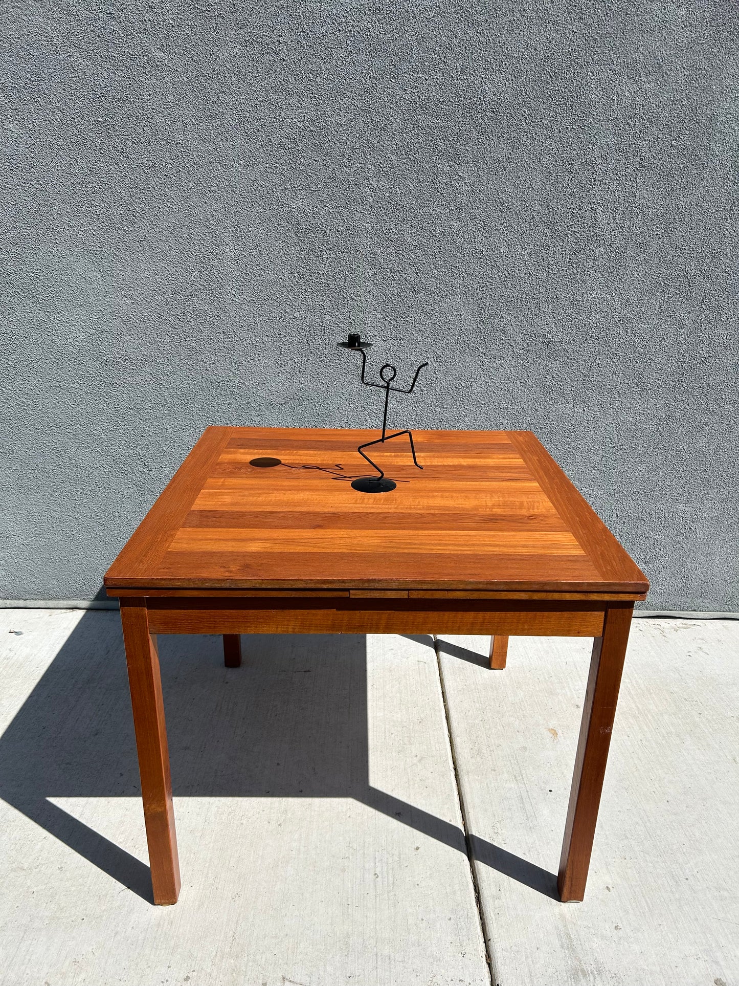 MCM Danish Teak Extendable Dining Table
