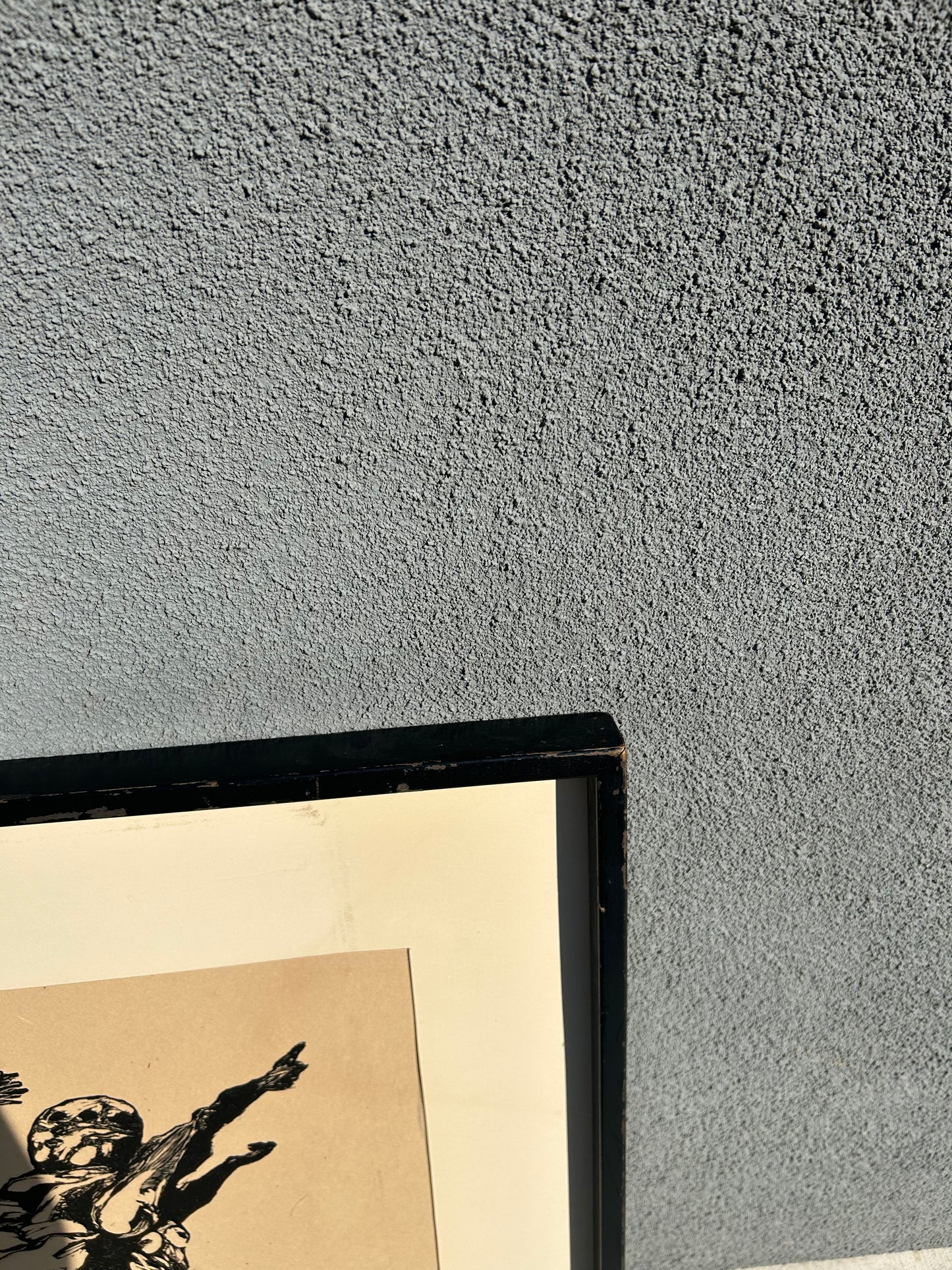 Vintage Signed Original Woodcut Matted and Framed, Jacob Landau, Circa 1960s