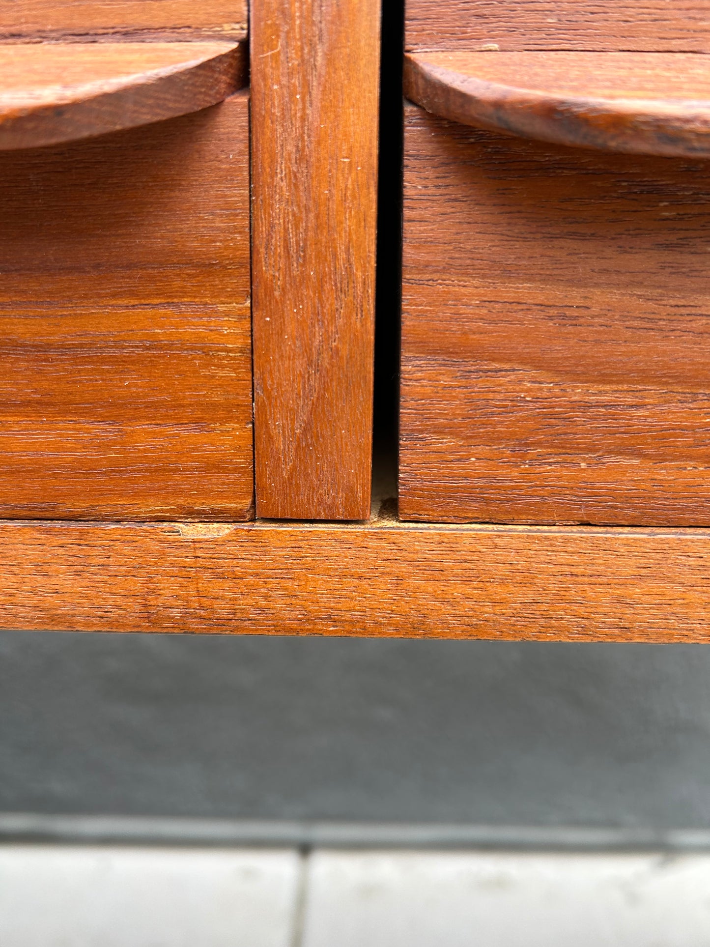 MCM Danish Teak Modular Credenza, Corner Desk or Media Console, Circa 1970s