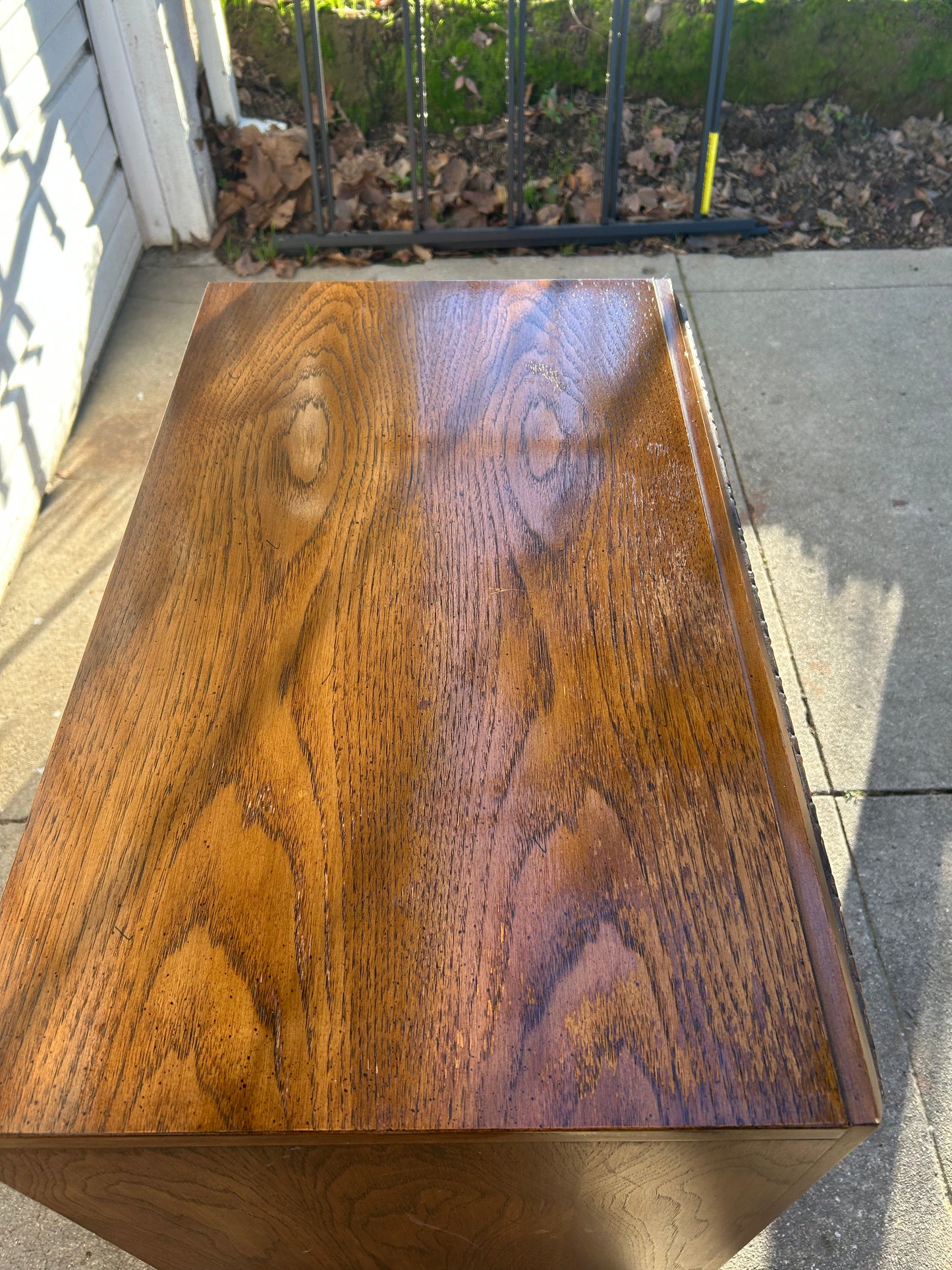 Mid Century Starburst Brutalist Nightstand/End Table