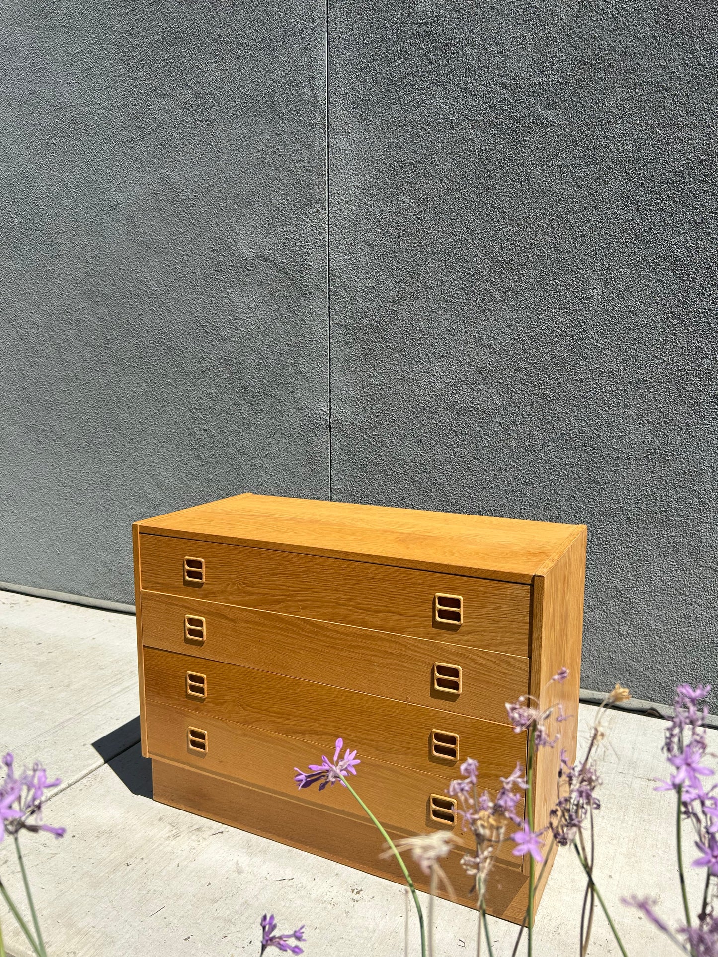 Mid-Century Modern Teak Chest of Drawers, Made in Denmark, circa 1960s