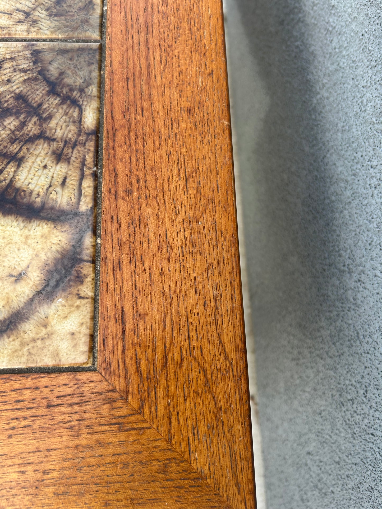 Tiled Teak Danish MCM Coffee Table, Circa 1960s