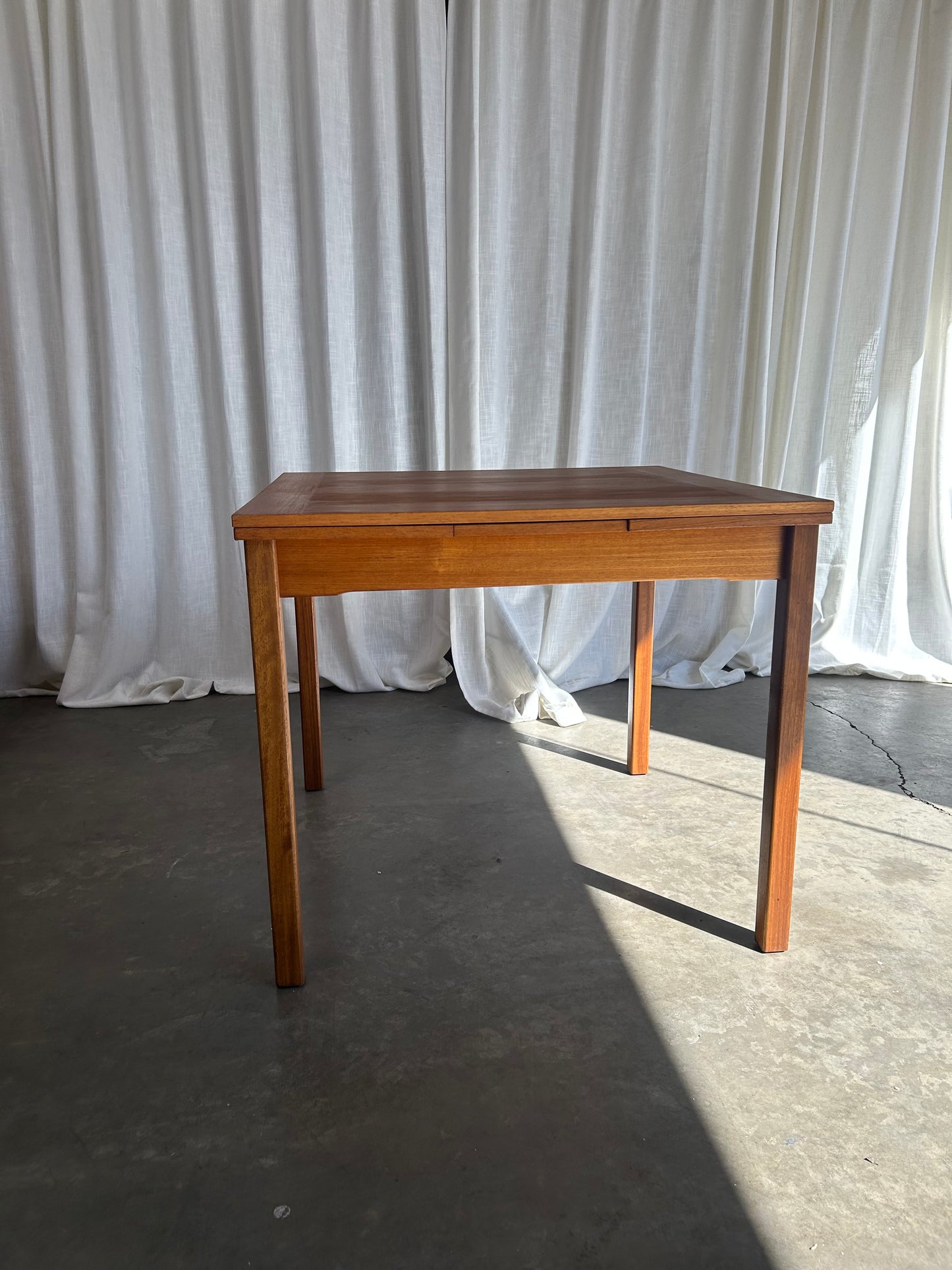 Vintage Danish Teak Extendable Dining Table