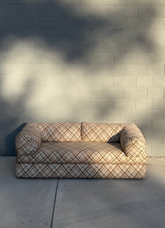 Rare Vintage De Sede Style Steel Framed Daybed Sofa Bed, Circa 1980s