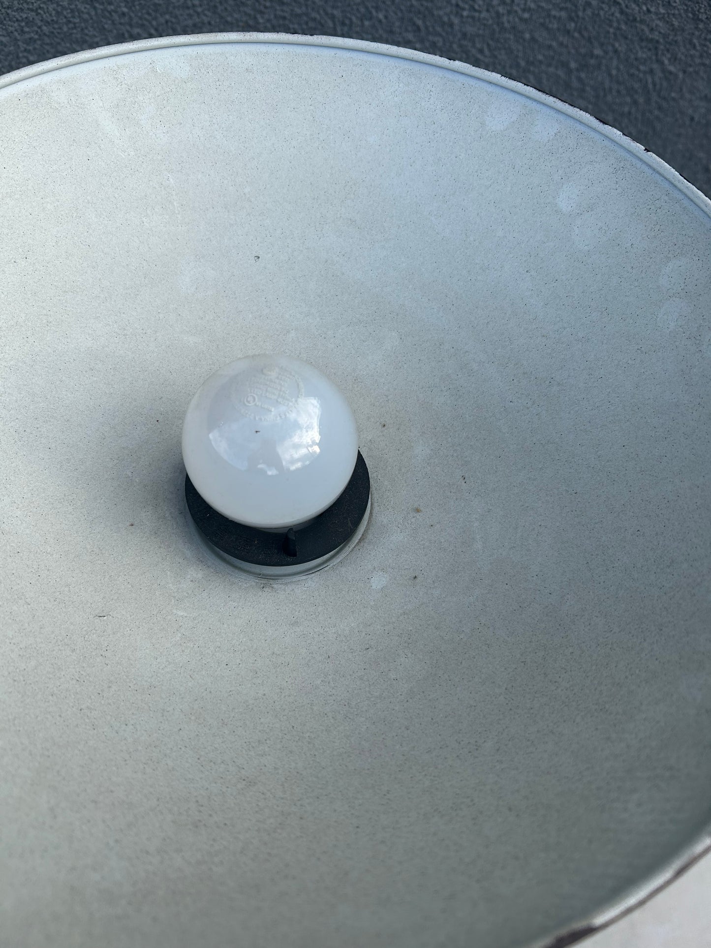 Postmodern Chocolate Metal Torchiere Floor Lamp, Circa 1980s