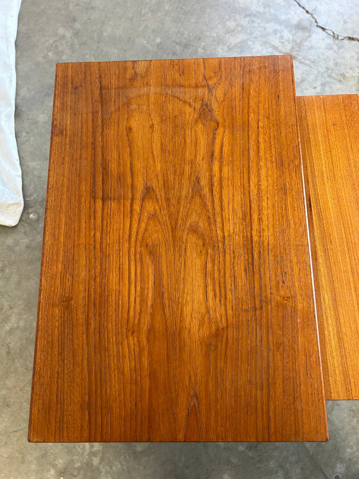 Mid-Century Set of 3 Teak Nesting Tables