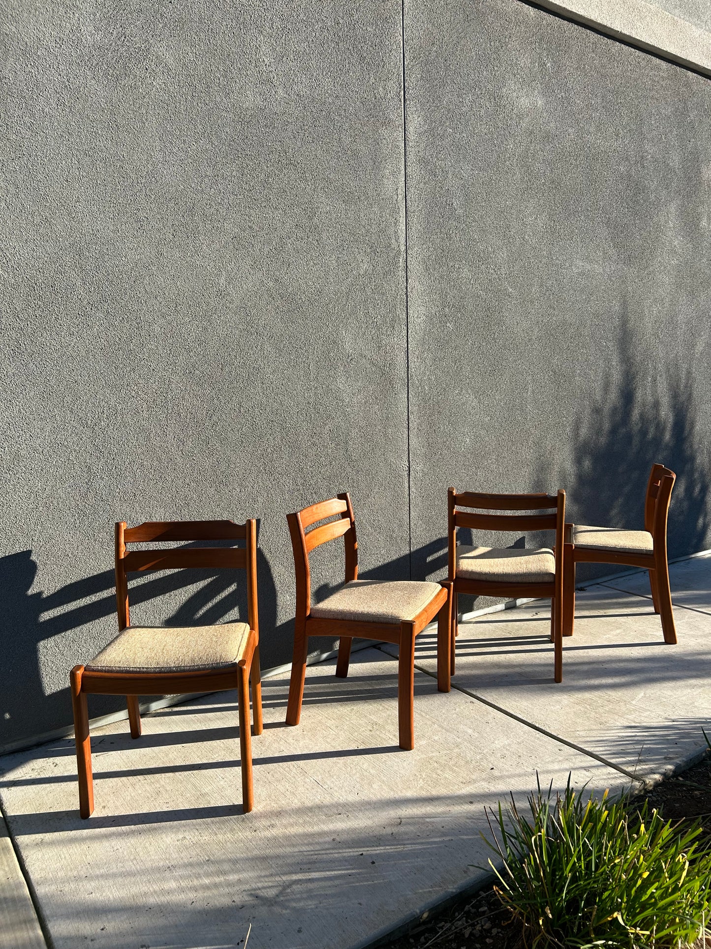 Dyrlund Teak Dining Chairs, Circa 1960s, Set of 4