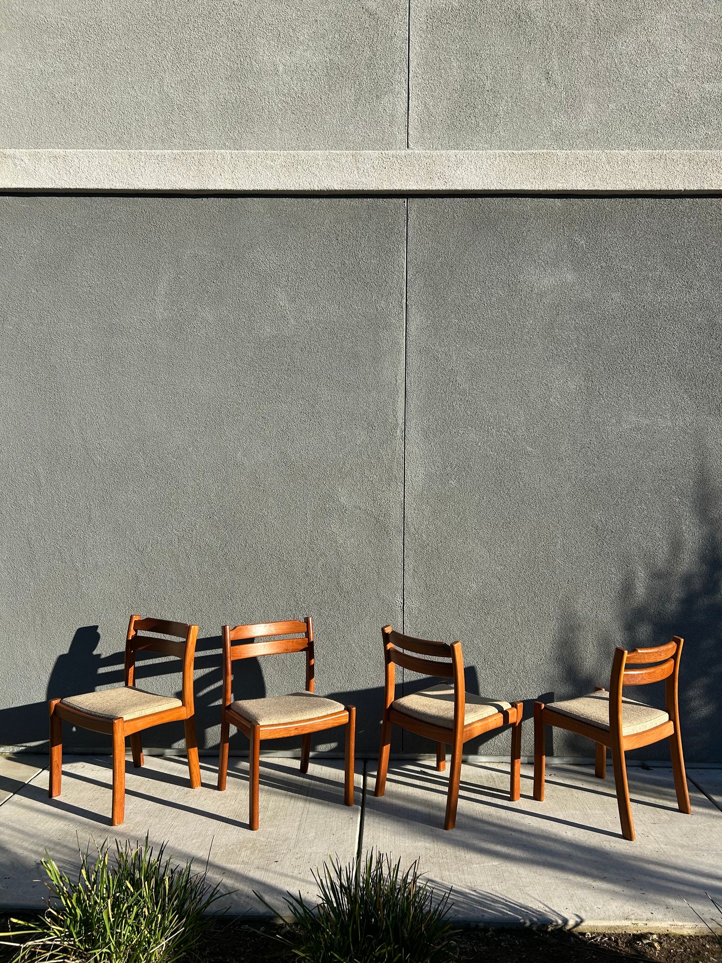 Dyrlund Teak Dining Chairs, Circa 1960s, Set of 4