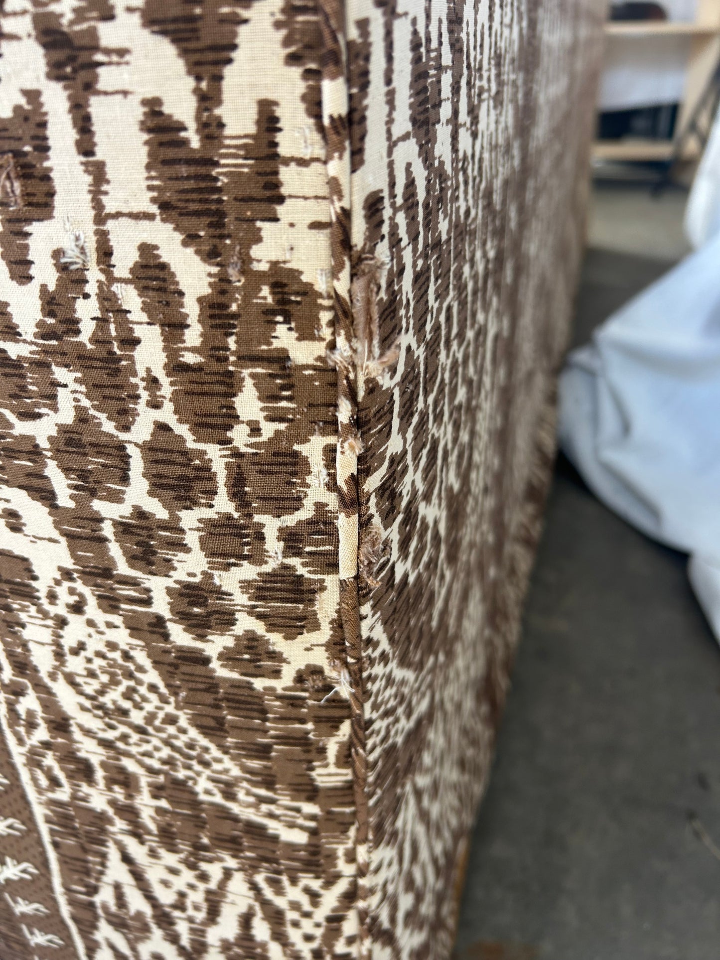 Vintage Batik Mid Century Sofa by Drexel, Circa 1960s