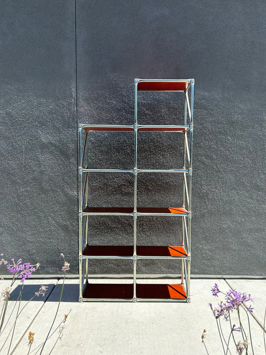 Assymetrical Model 180 Shelf System, Made in Germany by Jürg Steiner, Circa 1980s