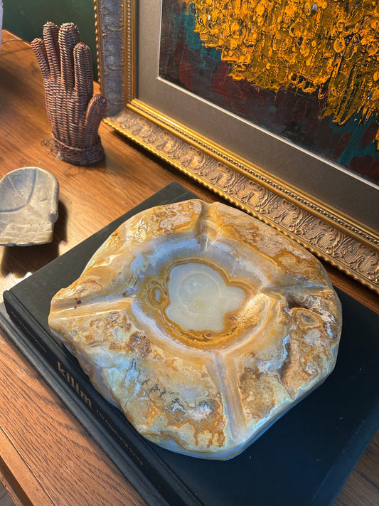 Large Vintage Marble Ashtray