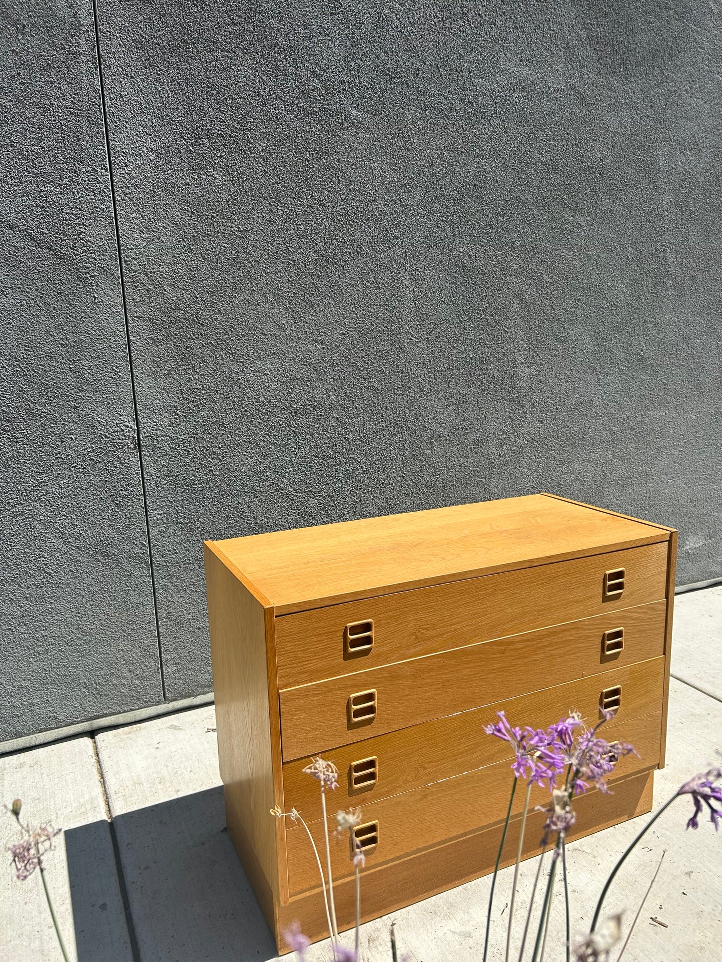 Mid-Century Modern Teak Chest of Drawers, Made in Denmark, circa 1960s