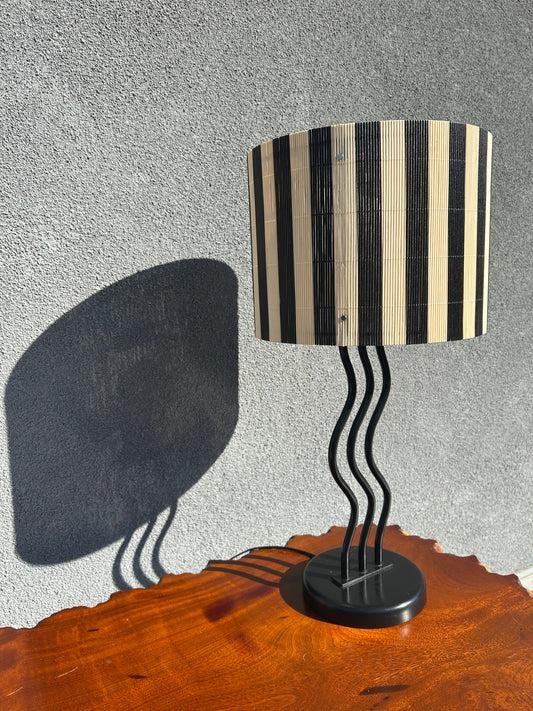 Post Modern Squiggle Table Lamp, Circa 1980s