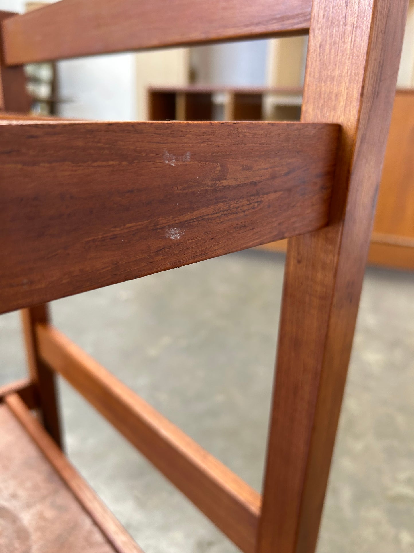 Teak Side Table Beverage Cart on Castors, Circa 1970s