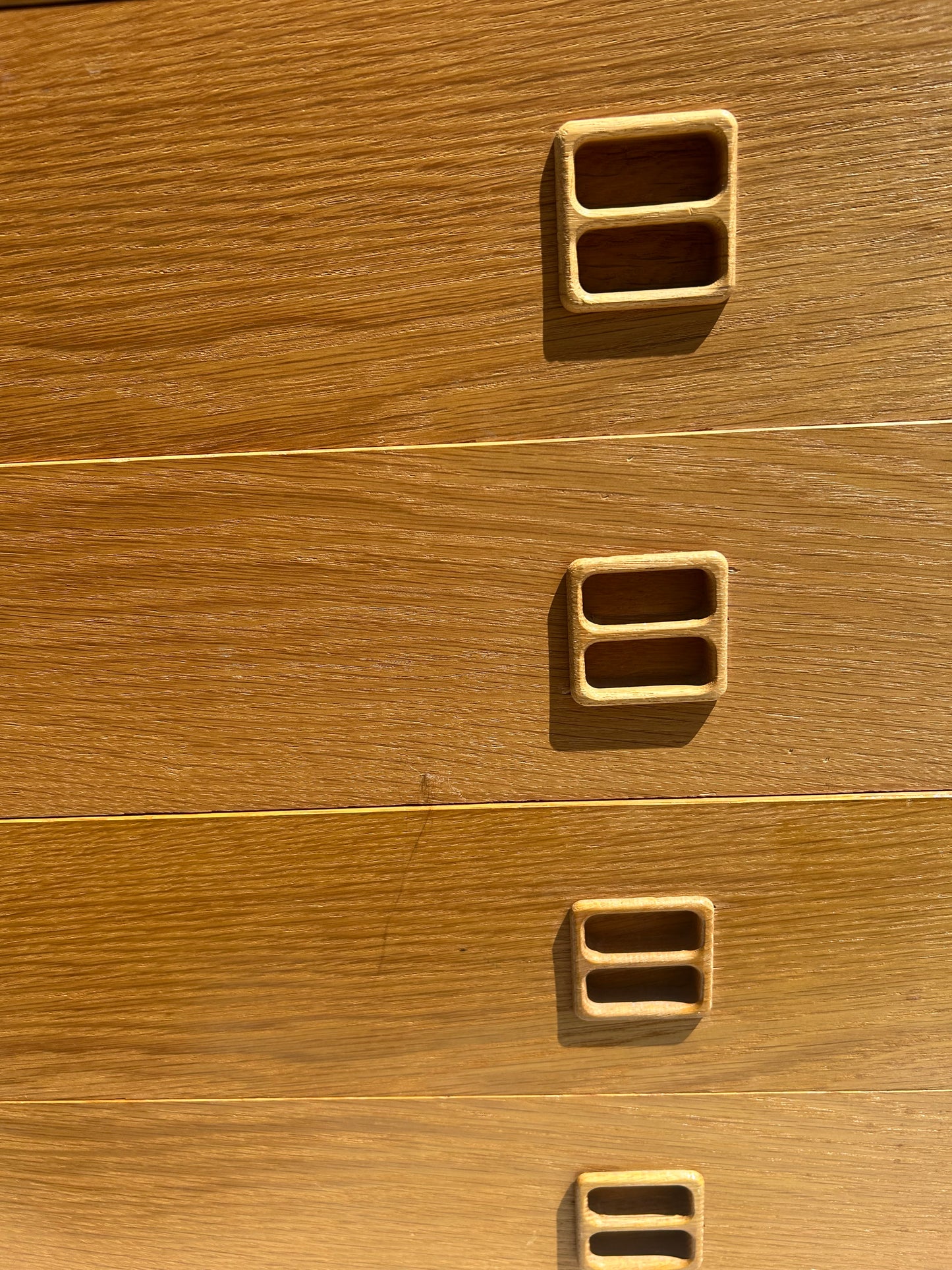 Mid-Century Modern Teak Chest of Drawers, Made in Denmark, circa 1960s