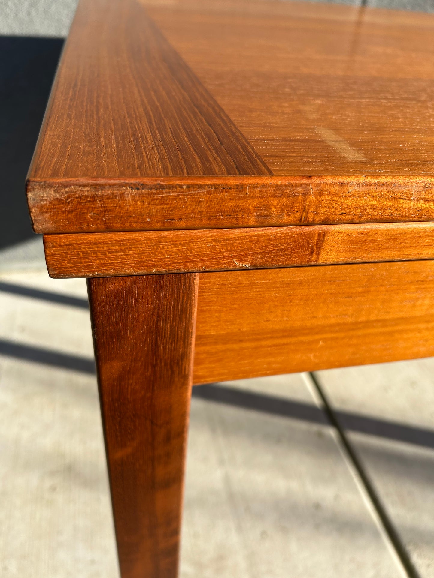 Danish Teak Expandable Dining Table By Ansager Mobler, Circa 1960s