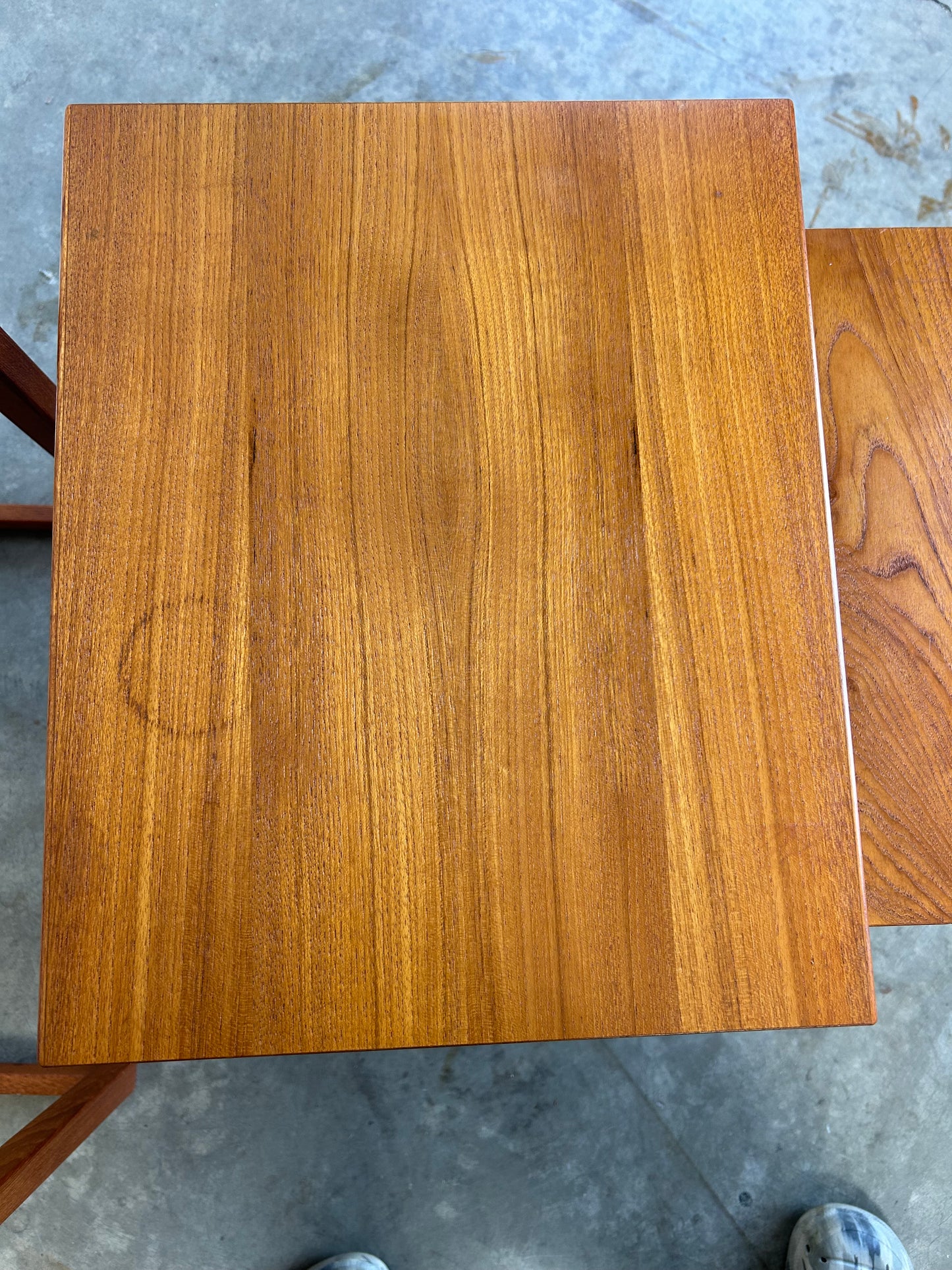 Mid-Century Set of 3 Teak Nesting Tables
