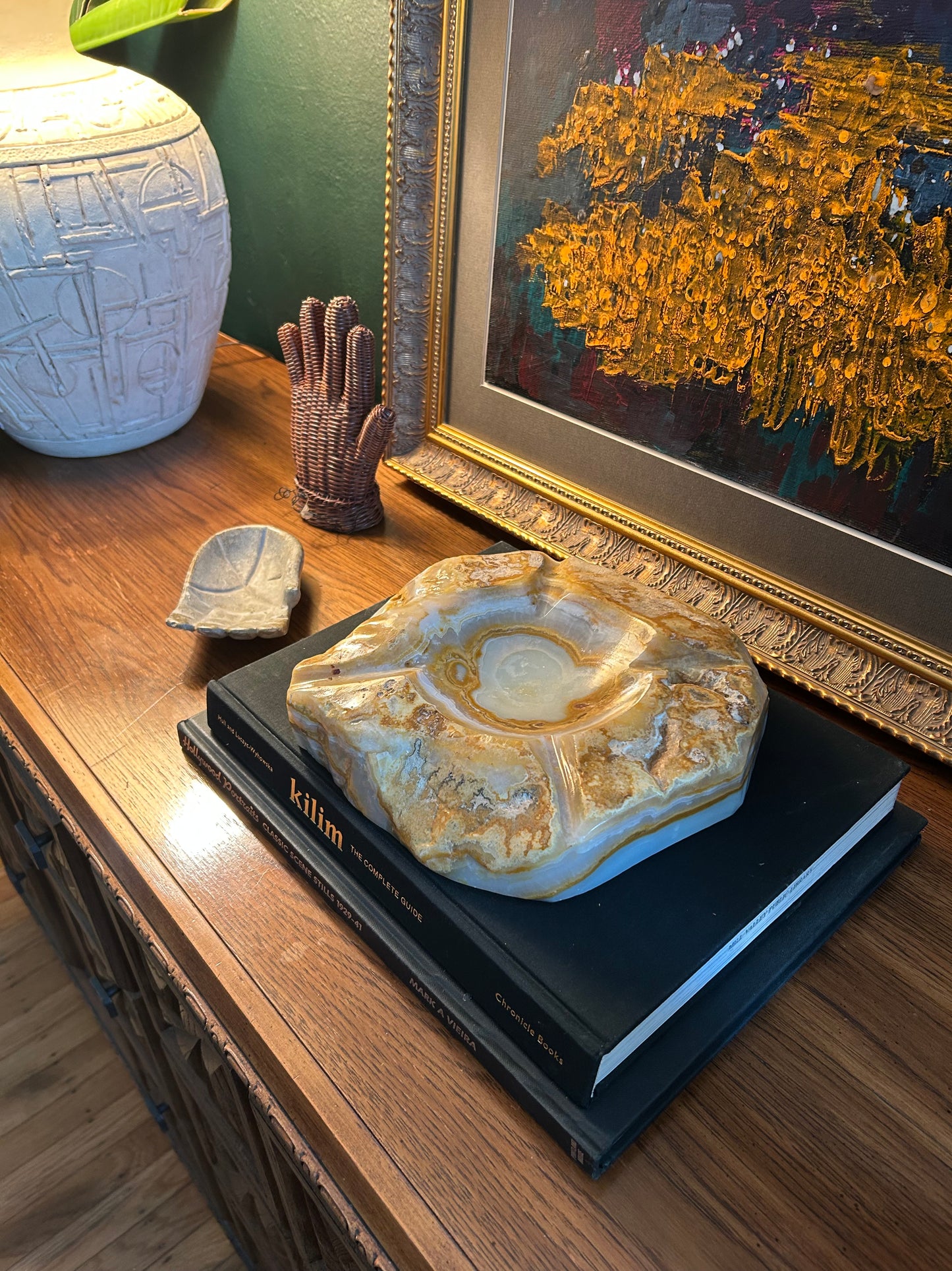 Large Vintage Marble Ashtray