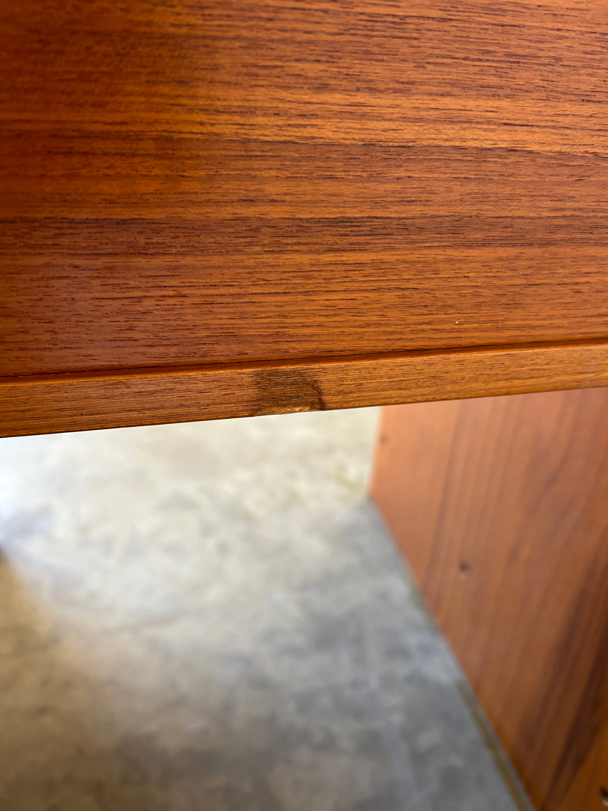 Danish Style Teak Modular Media Record Console Desk