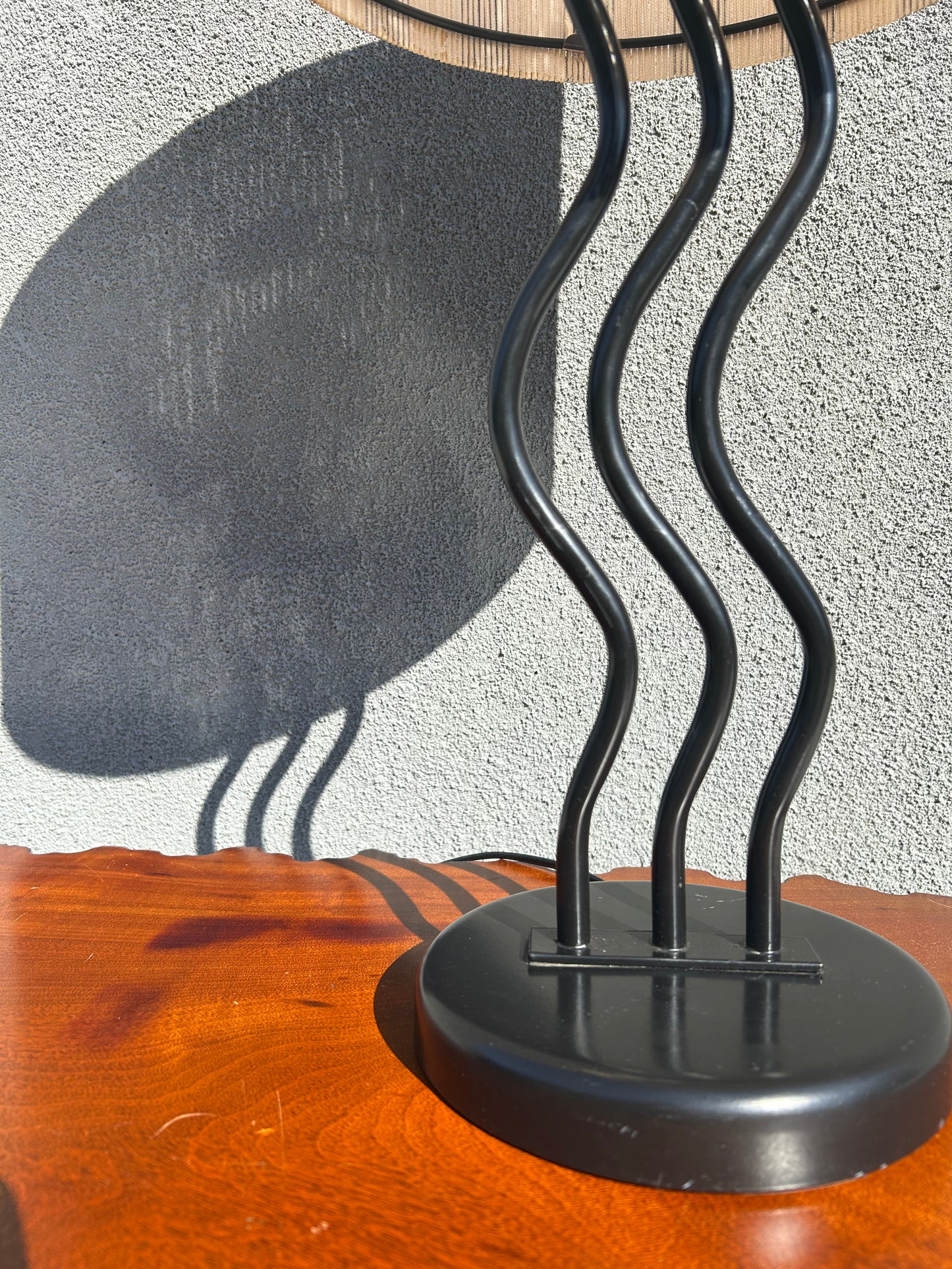 Post Modern Squiggle Table Lamp, Circa 1980s