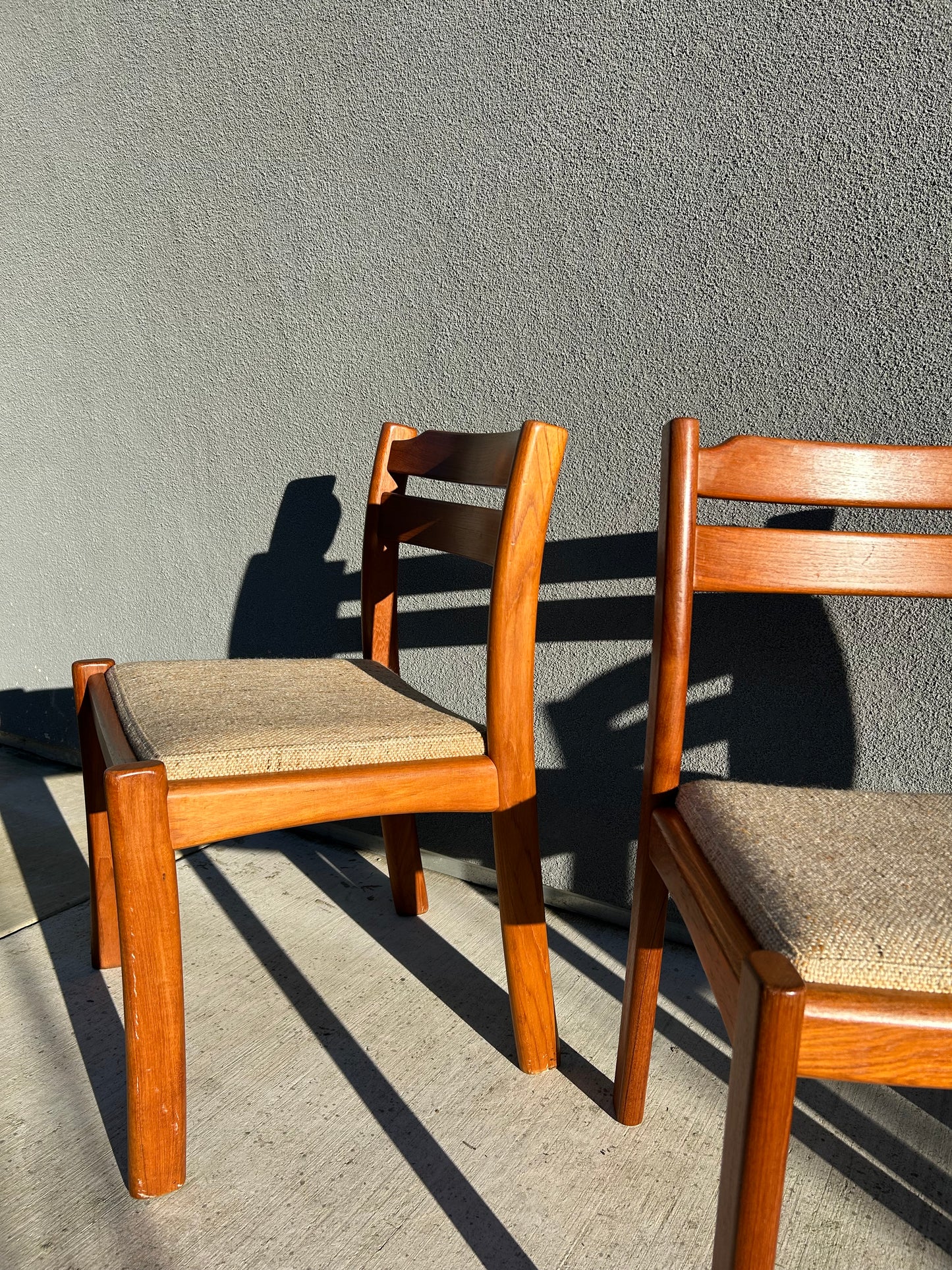Dyrlund Teak Dining Chairs, Circa 1960s, Set of 4