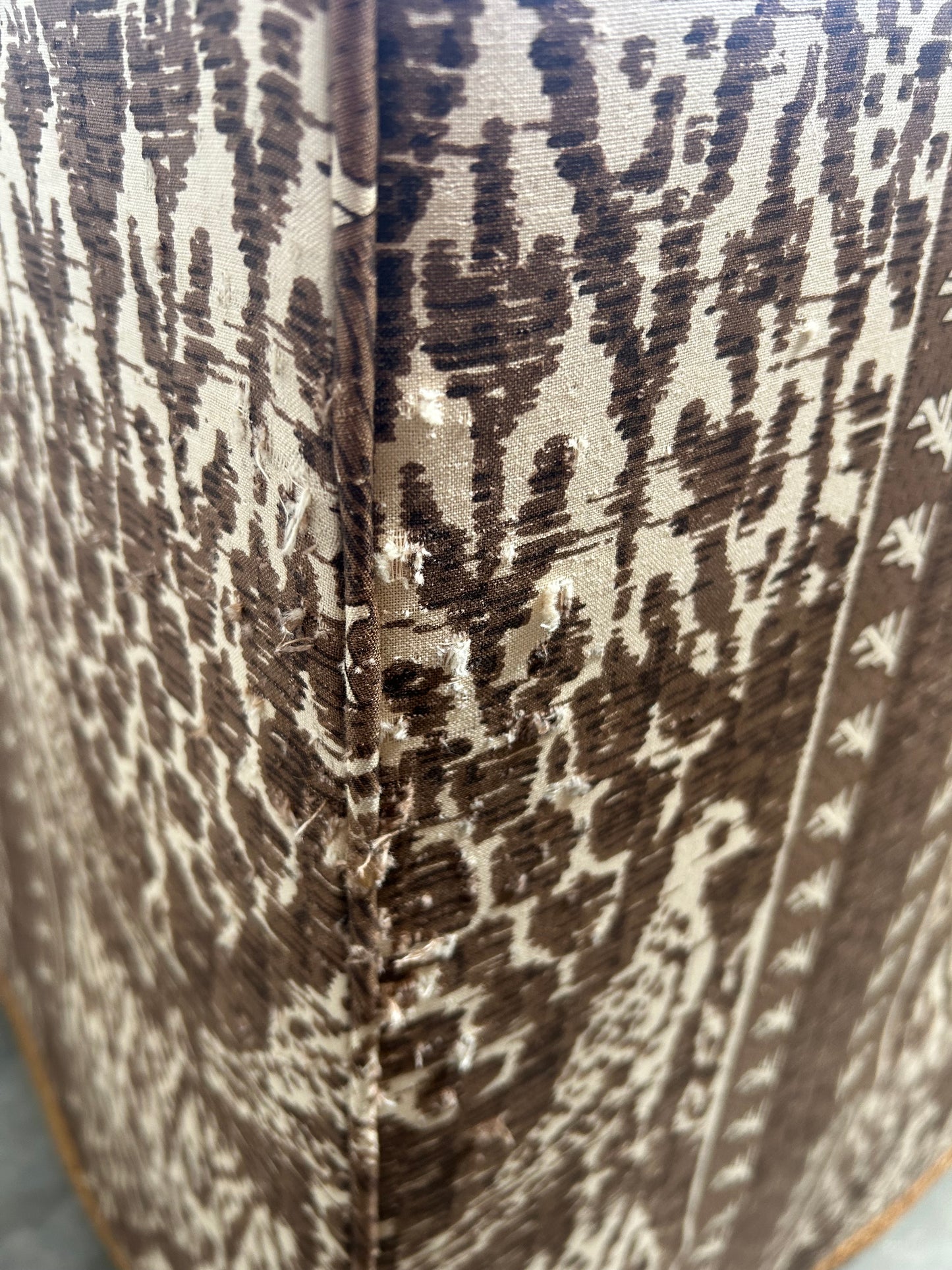 Vintage Batik Mid Century Sofa by Drexel, Circa 1960s