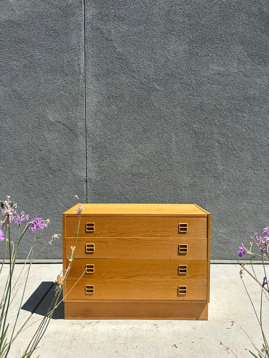 Mid-Century Modern Teak Chest of Drawers, Made in Denmark, circa 1960s