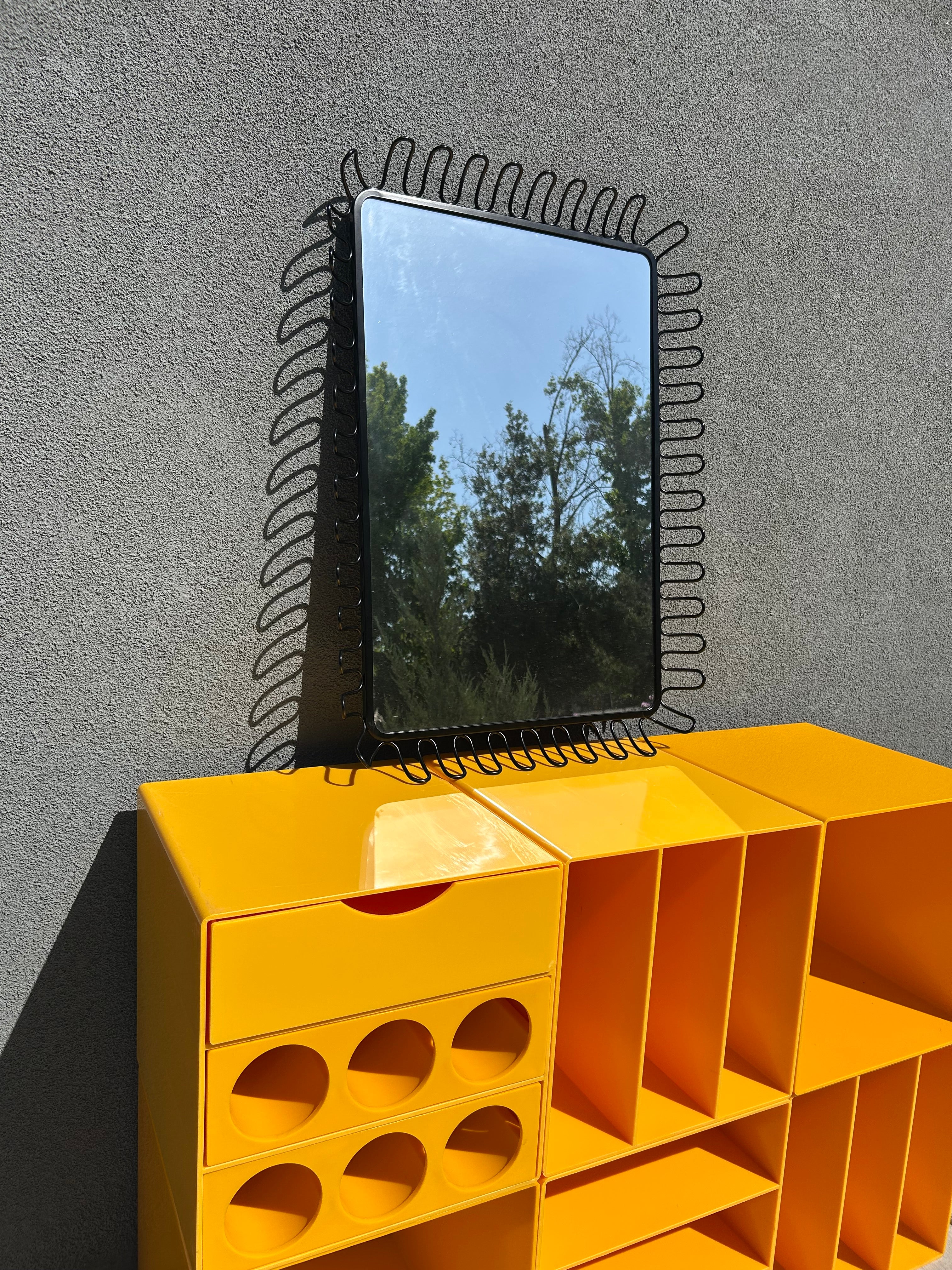 IKEA Mandal Mirror Designed by Francis Cayouette – guest room vintage