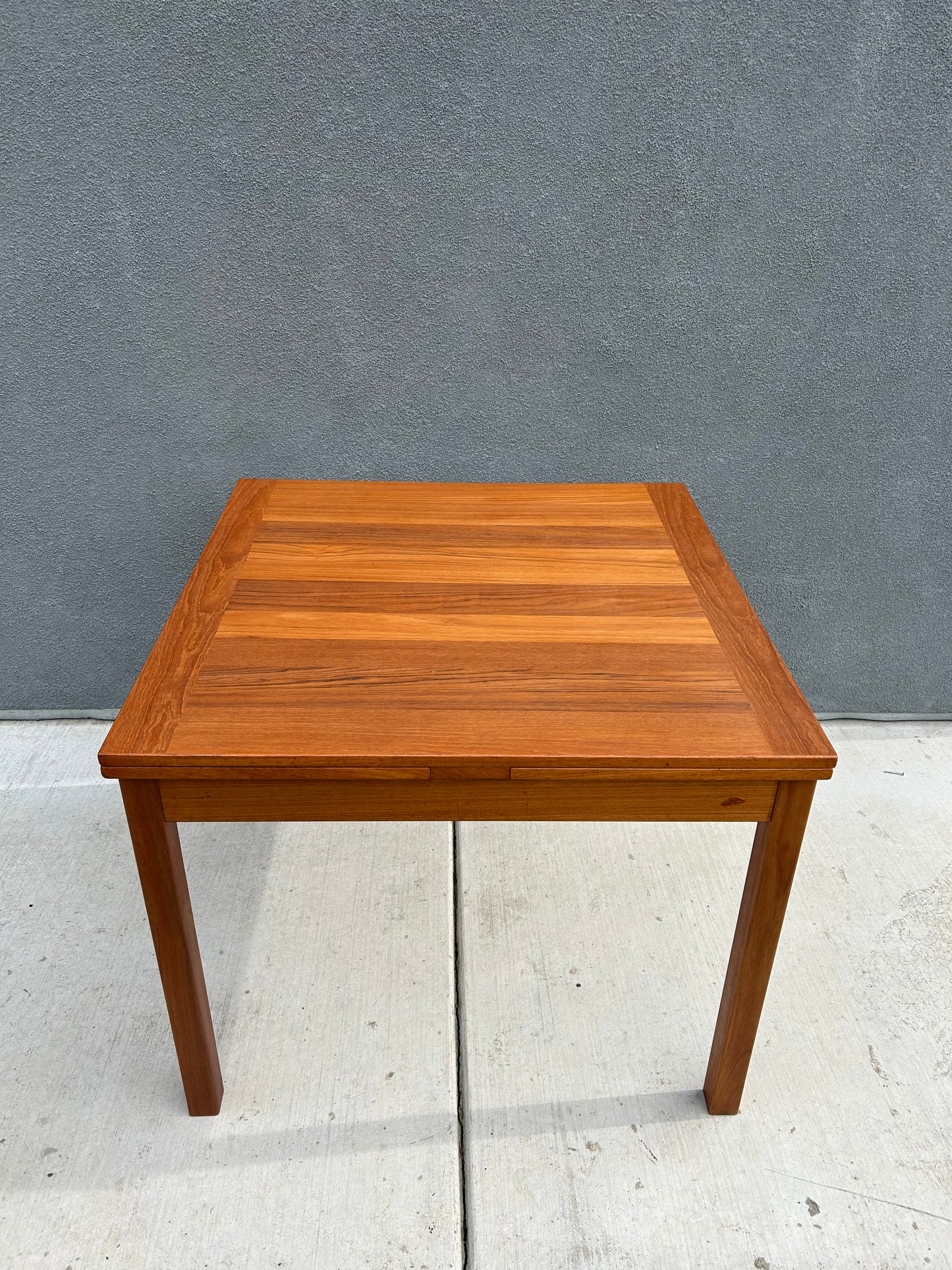 Danish Teak Petite Expandable Dining Table