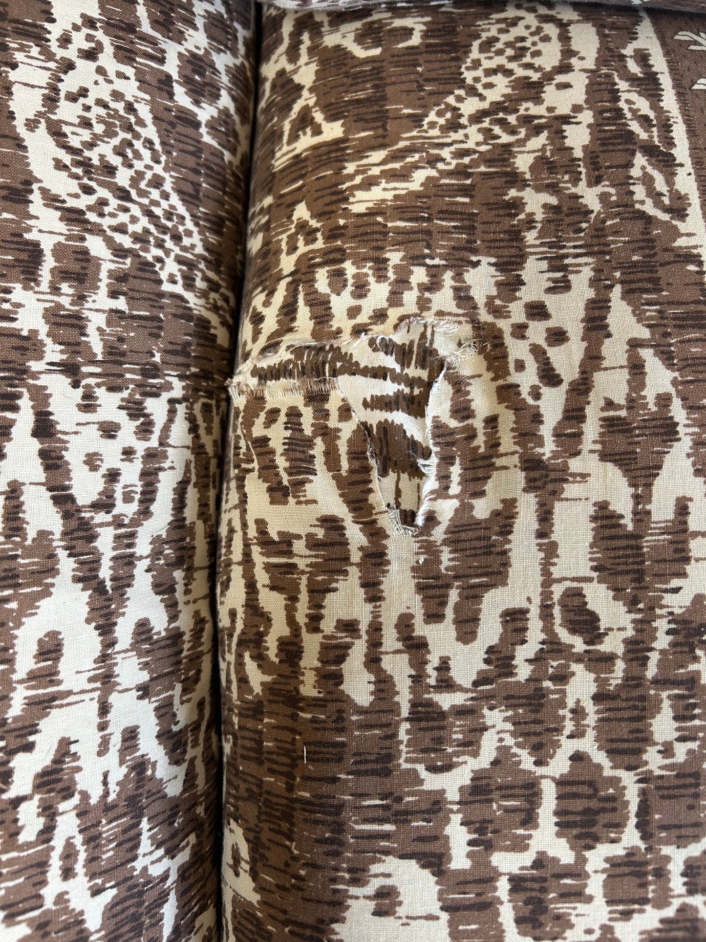Vintage Batik Mid Century Sofa by Drexel, Circa 1960s