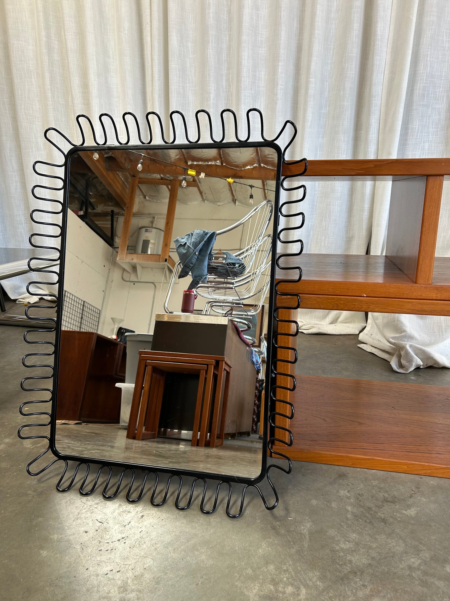 Vintage IKEA Mandal Wall Mirror by Francis Cayouette, Circa 1999
