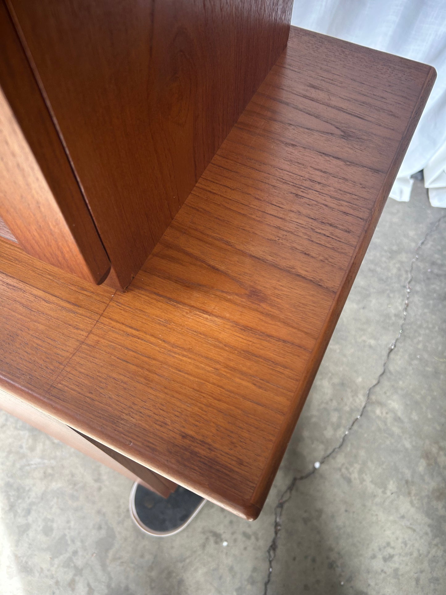 MCM Teak 3-Piece Lighted Hutch Cabinet by Mobican, Canada, Circa 1980s