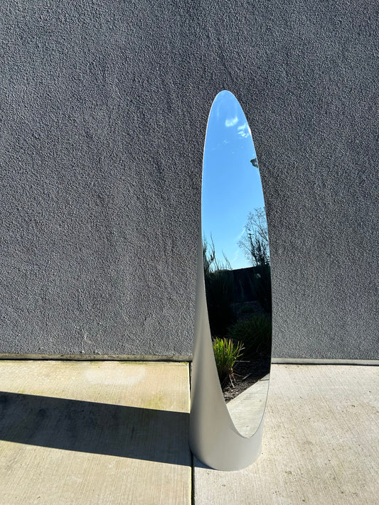 Postmodern Gaia Lipstick Mirror in the Style of Roger Lecal, Circa 1980s