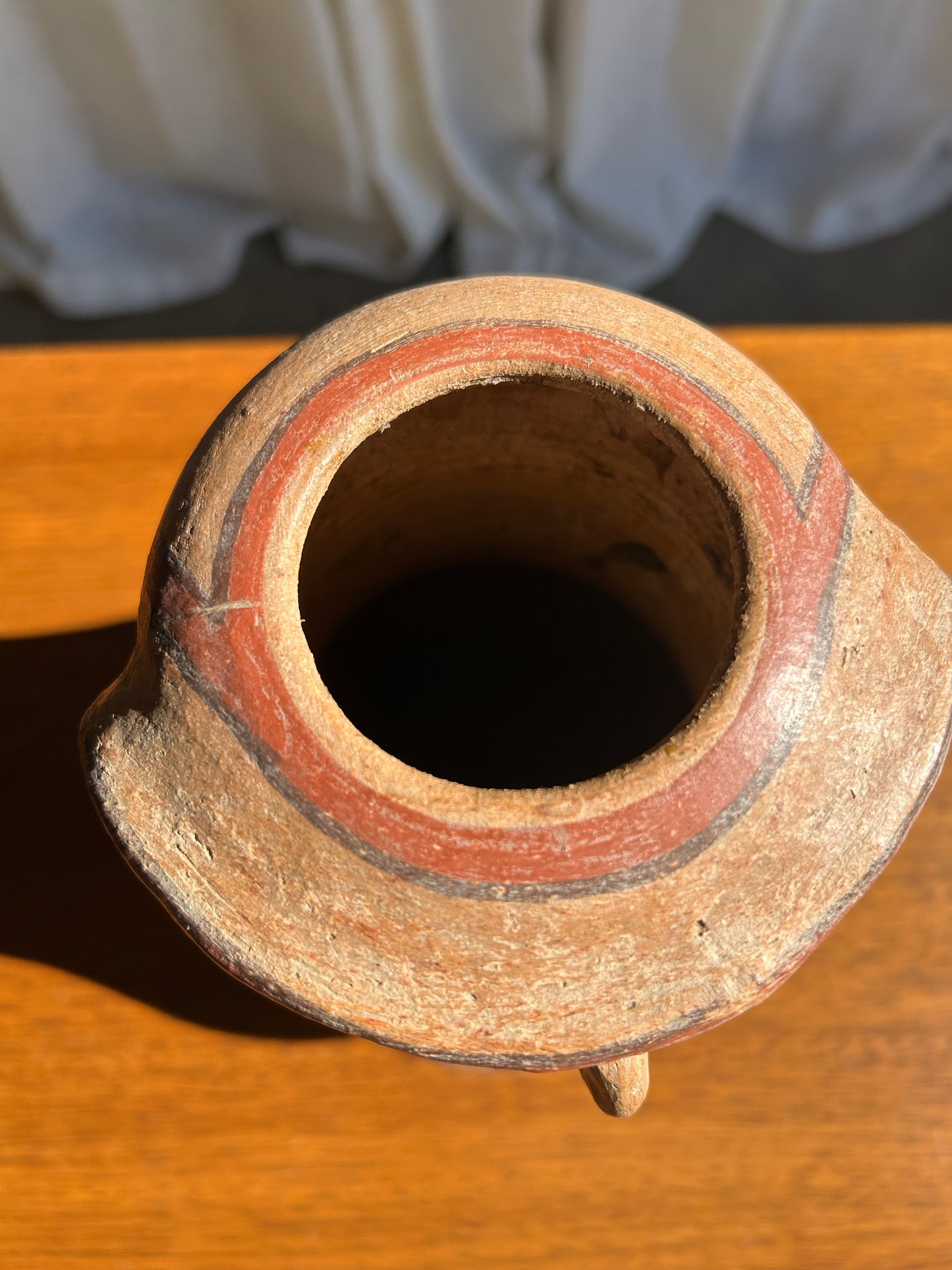 La Peña Ceramica Panamanian Facial Figure Art Vase