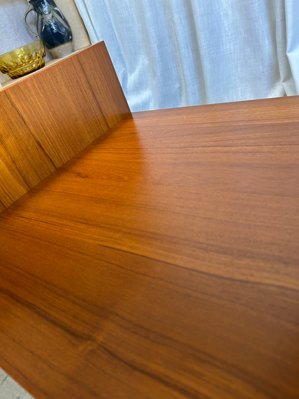 Danish Style Teak Modular Media Record Console Desk