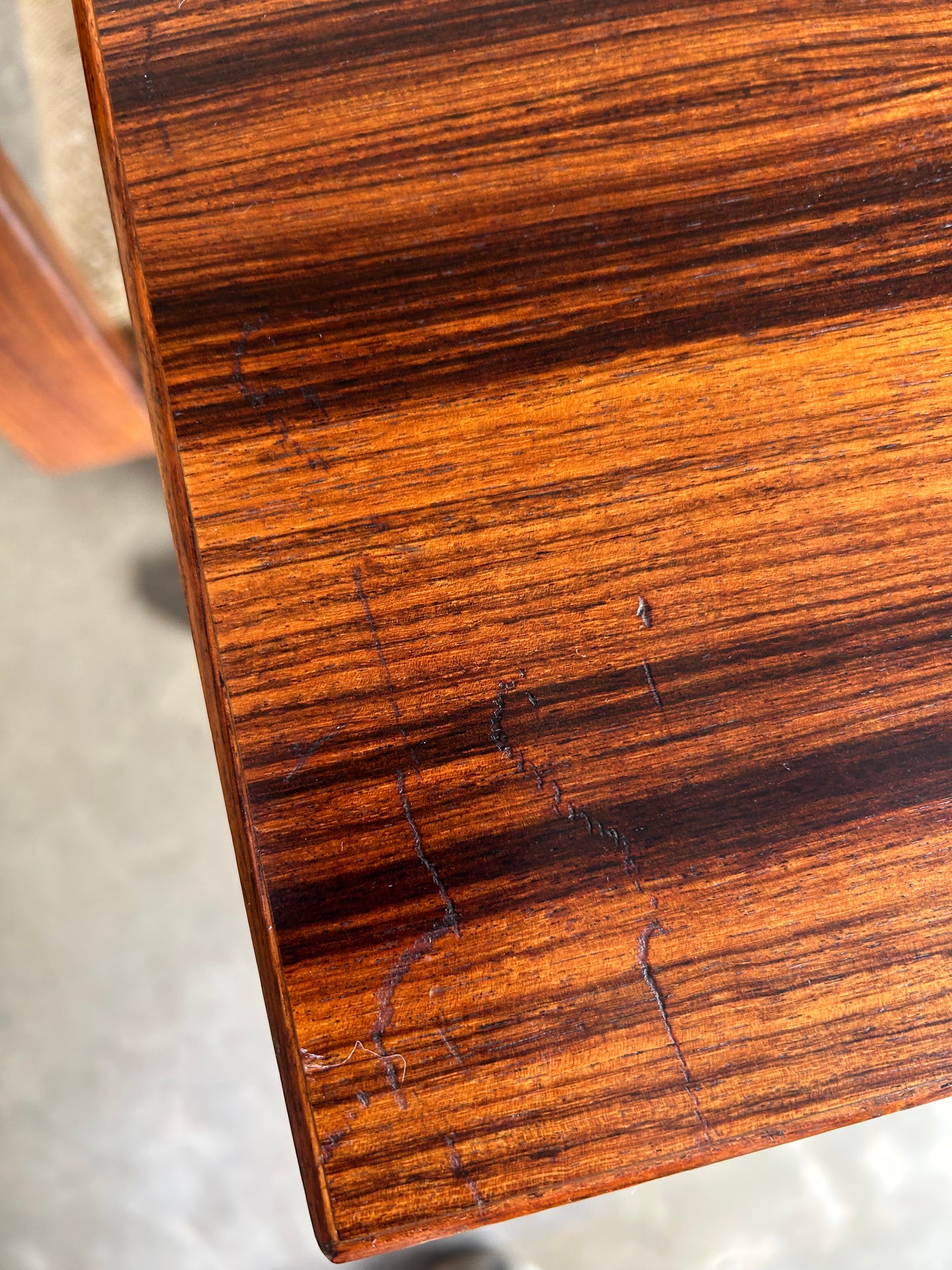 MCM Rosewood Ox Art Dining Table and 7 Chairs, Circa 1970s, Designed by Poul H Poulsen for Gangsø Mobler