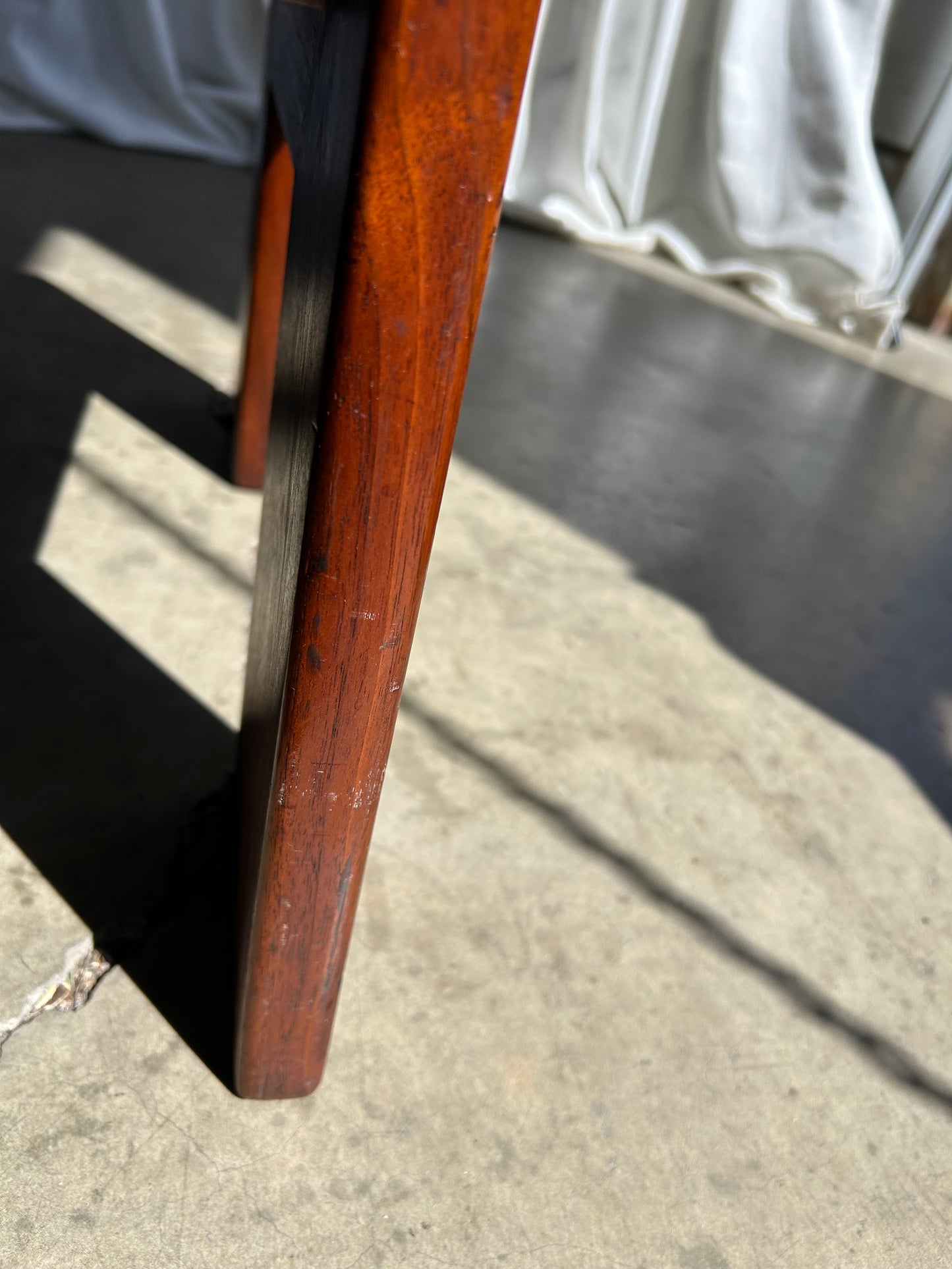 Adrian Pearsall Solid Walnut Slate Top Coffee Table, Circa 1970s