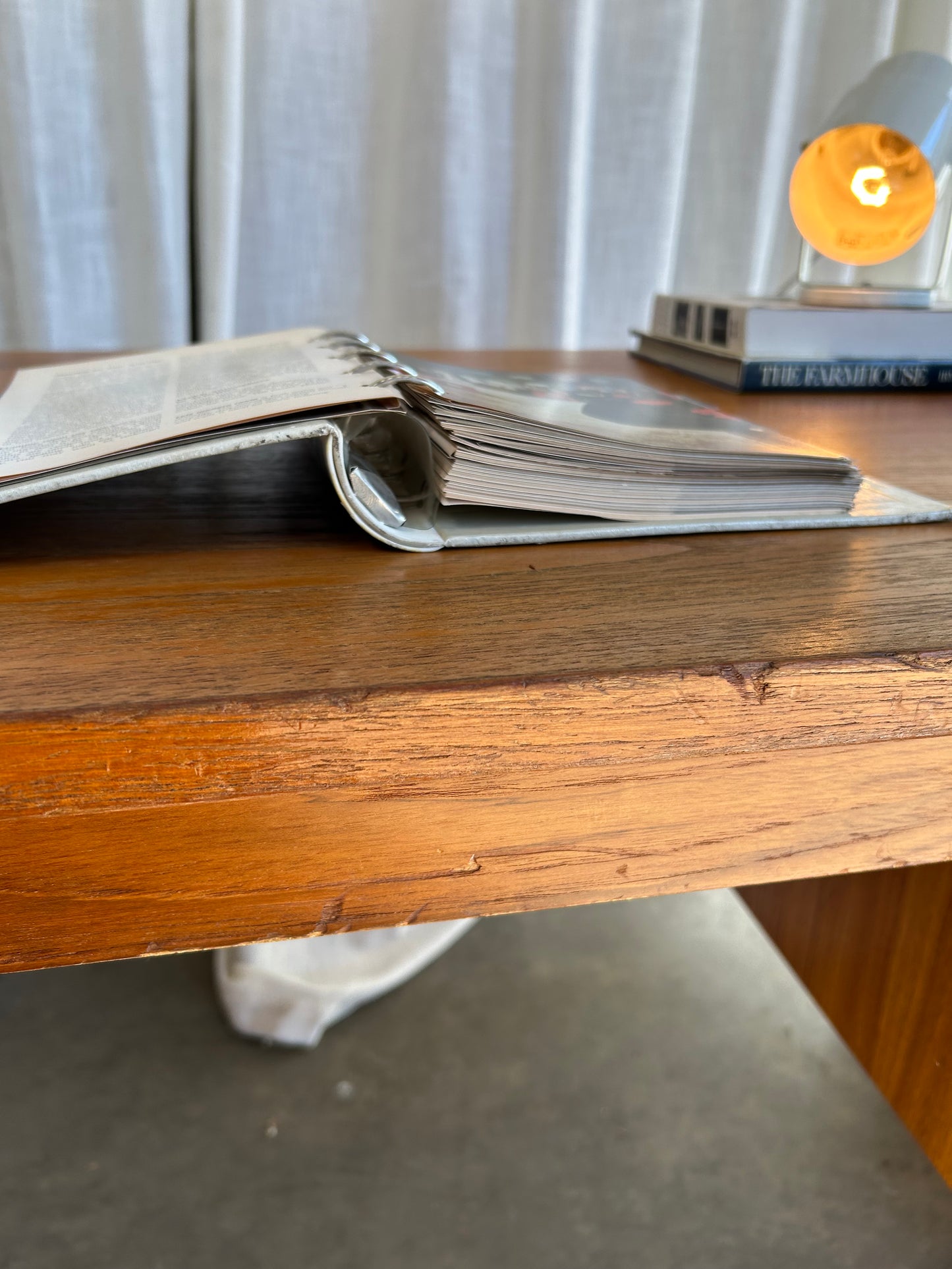 Large Danish Teak MCM Waterfall Desk and Poul Volther for Frem Rojle Chair