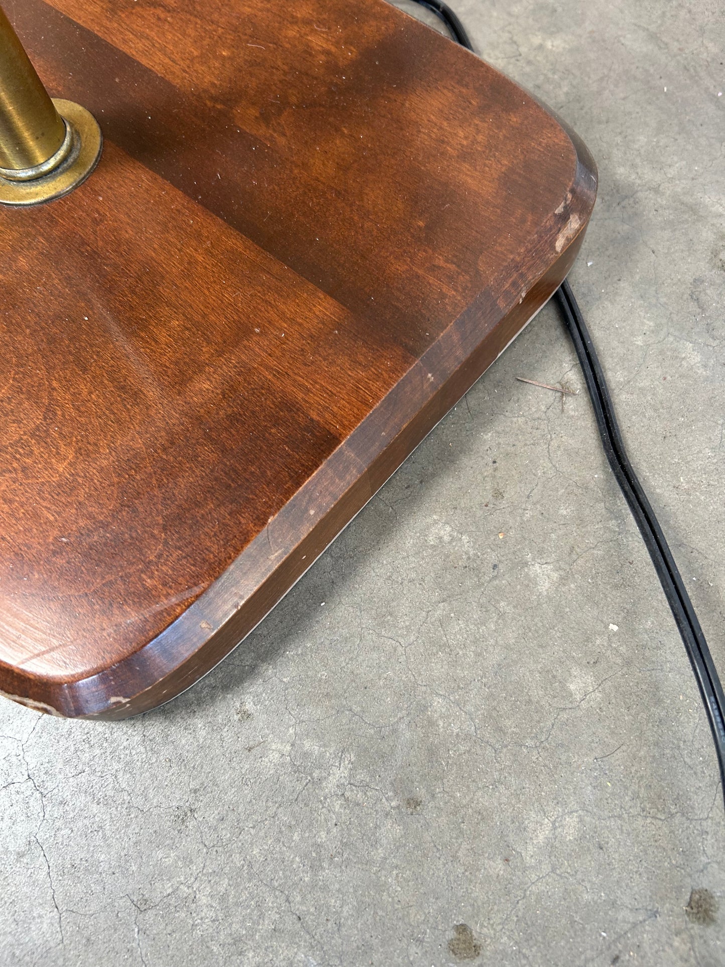 Mid Century Modern Floor Lamp w/ Side Table, Circa 1960’s