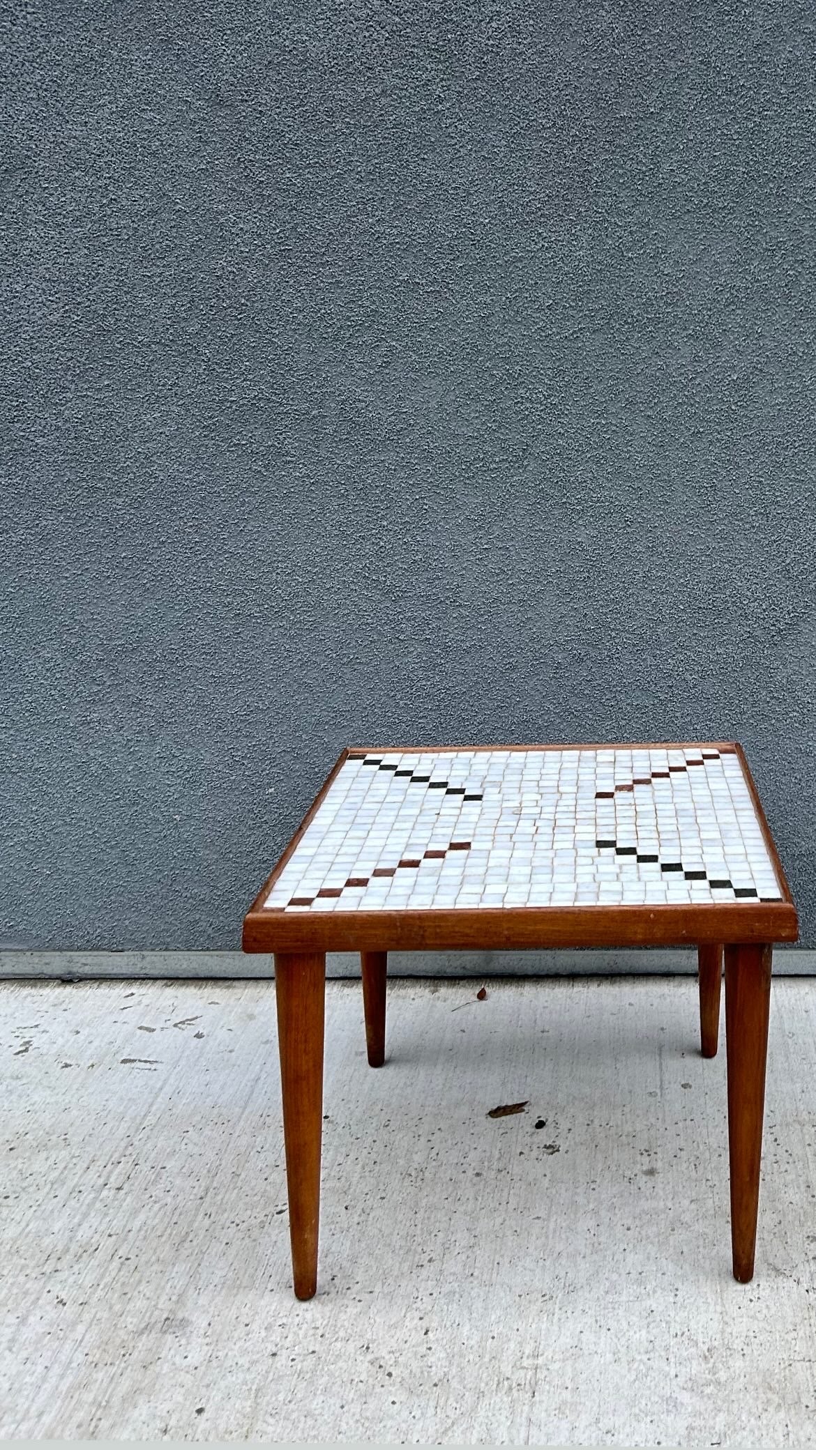 Mid Century Teak Tiled Coffee or Side Table