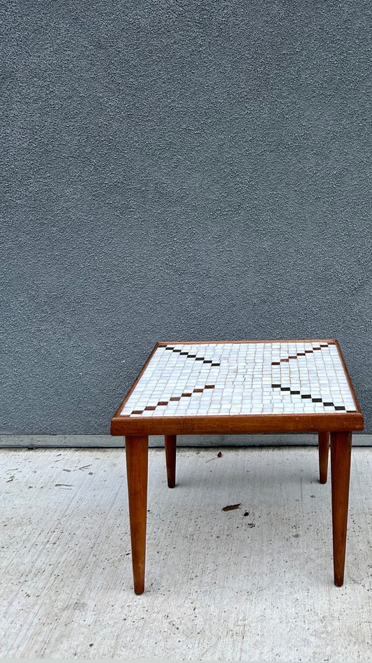 Mid Century Teak Tiled Coffee or Side Table