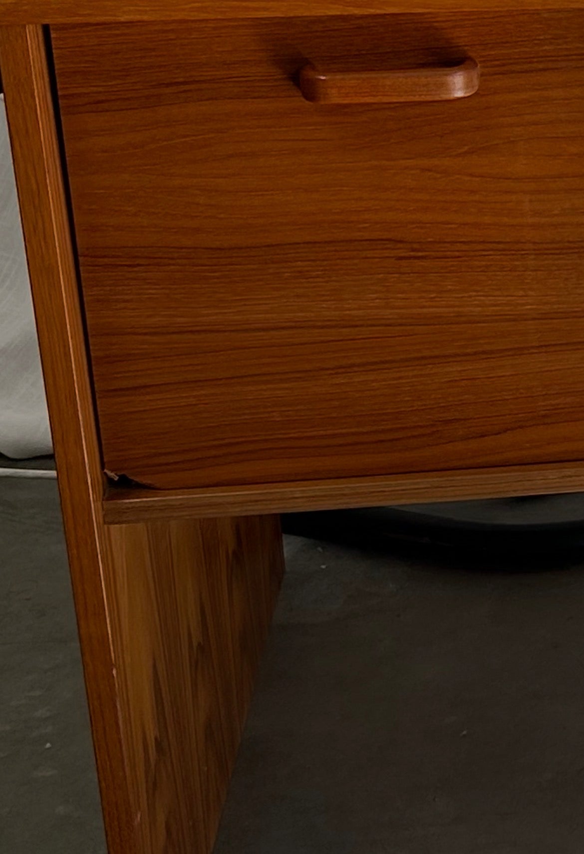 Large Danish Teak MCM Waterfall Desk and Poul Volther for Frem Rojle Chair